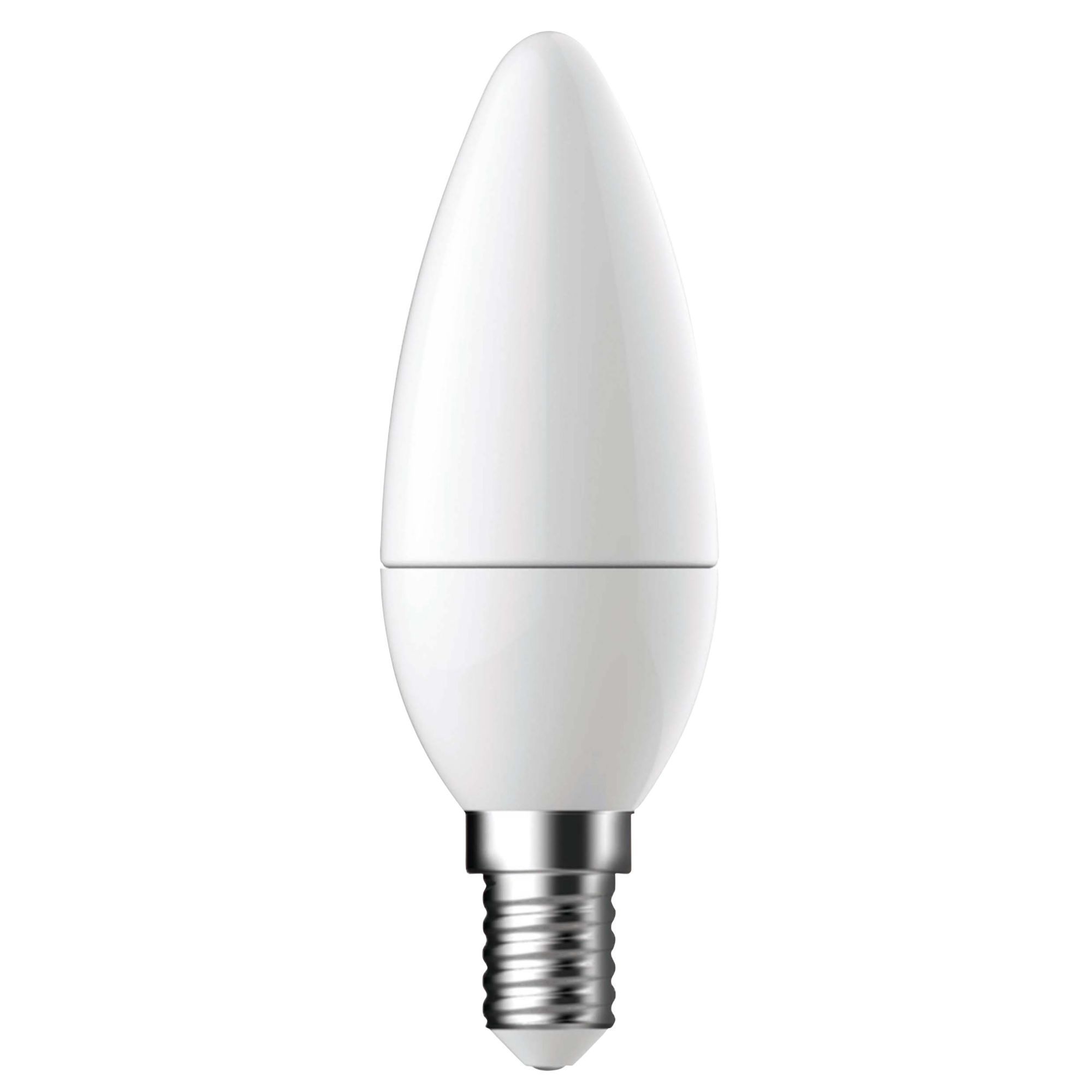 Diall E14 5.9W 470lm Candle Warm white LED Light bulb