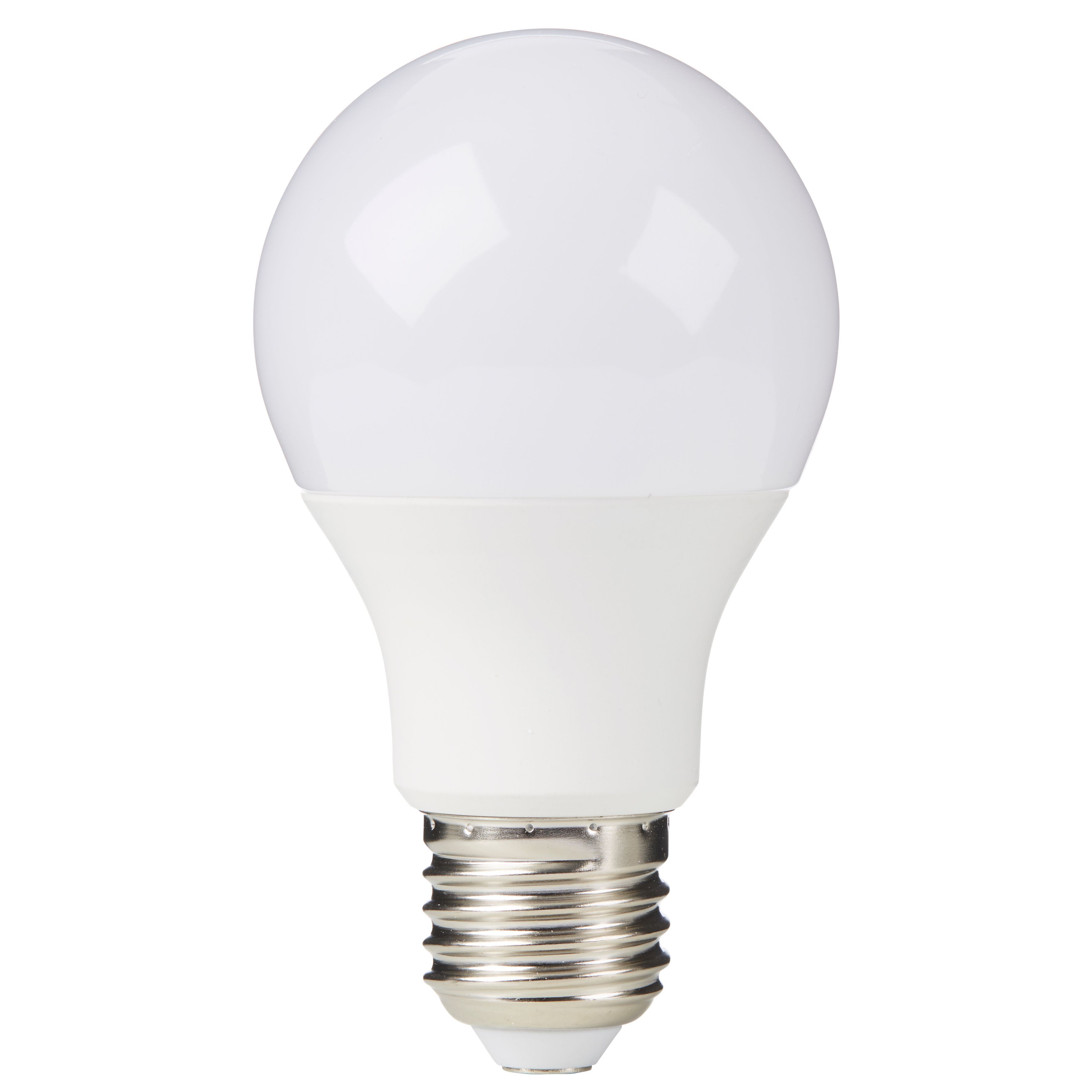 Diall E27 1060lm GLS Warm white LED Light bulb, Pack of 3