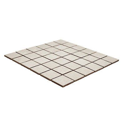 Milestone Beige Stone effect Mosaic tile (L)300mmPorcelain