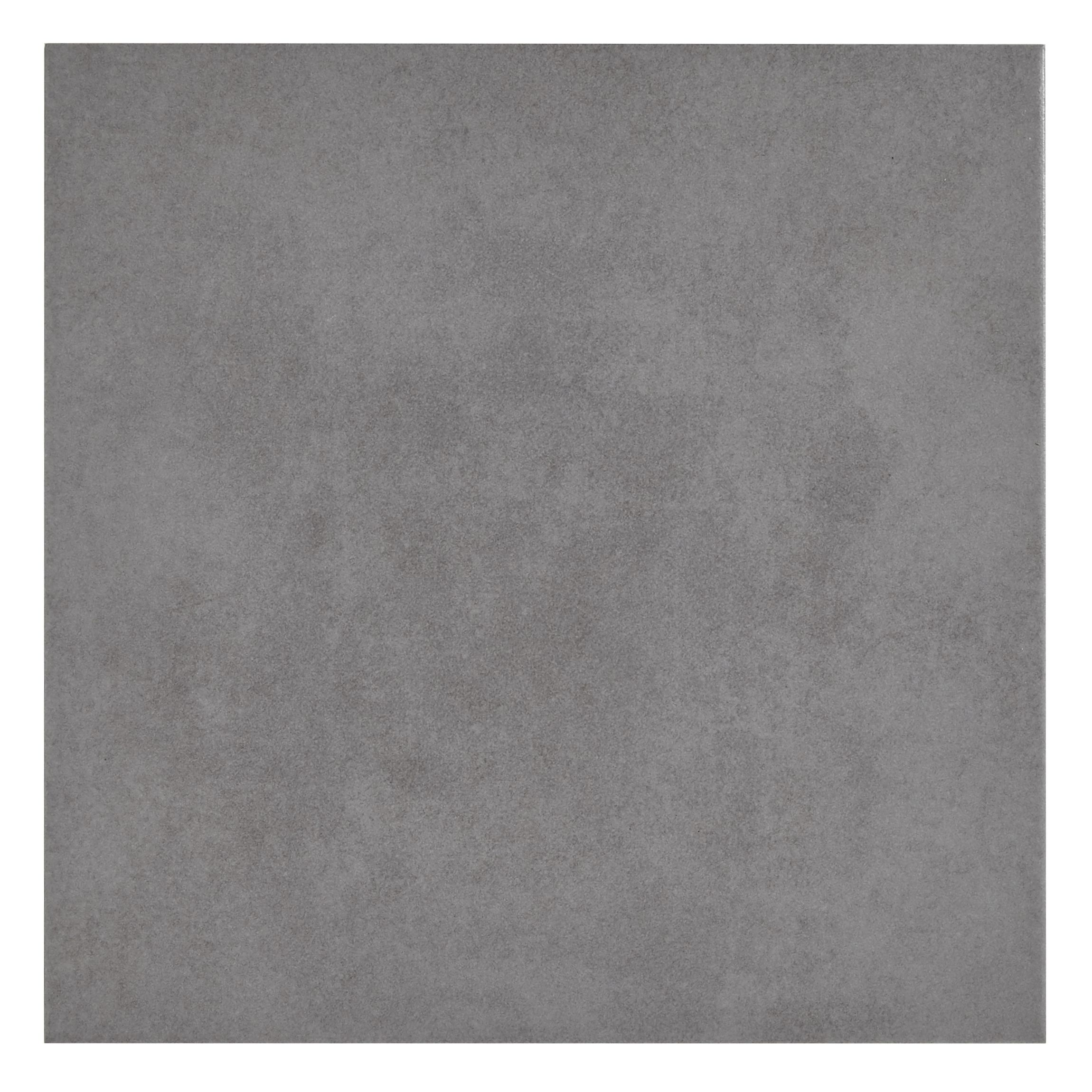 Cimenti Grey Plain Porcelain Wall & floor Tile Sample