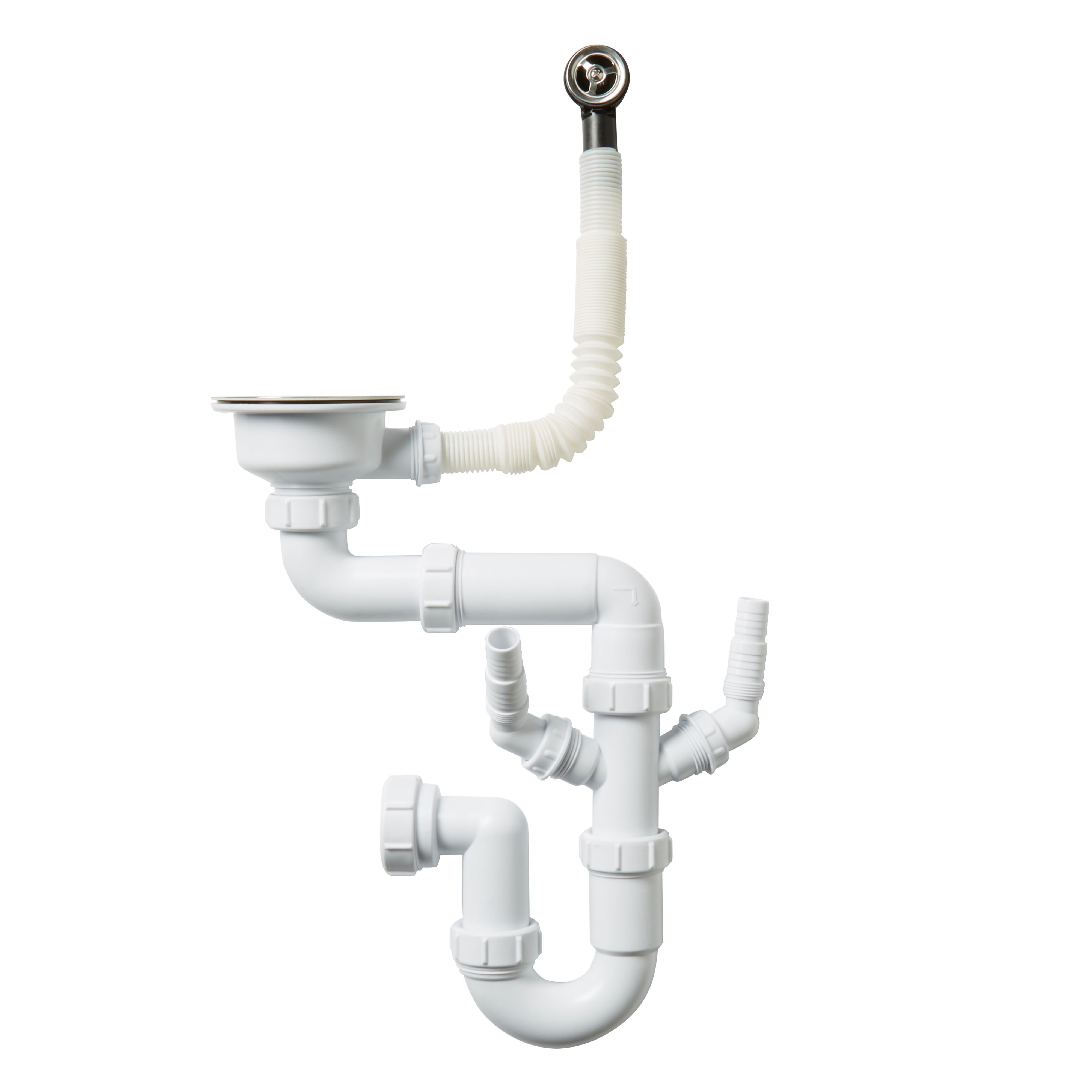 Cooke & Lewis 1 bowl Pack A waste, overflow & plumbing kit
