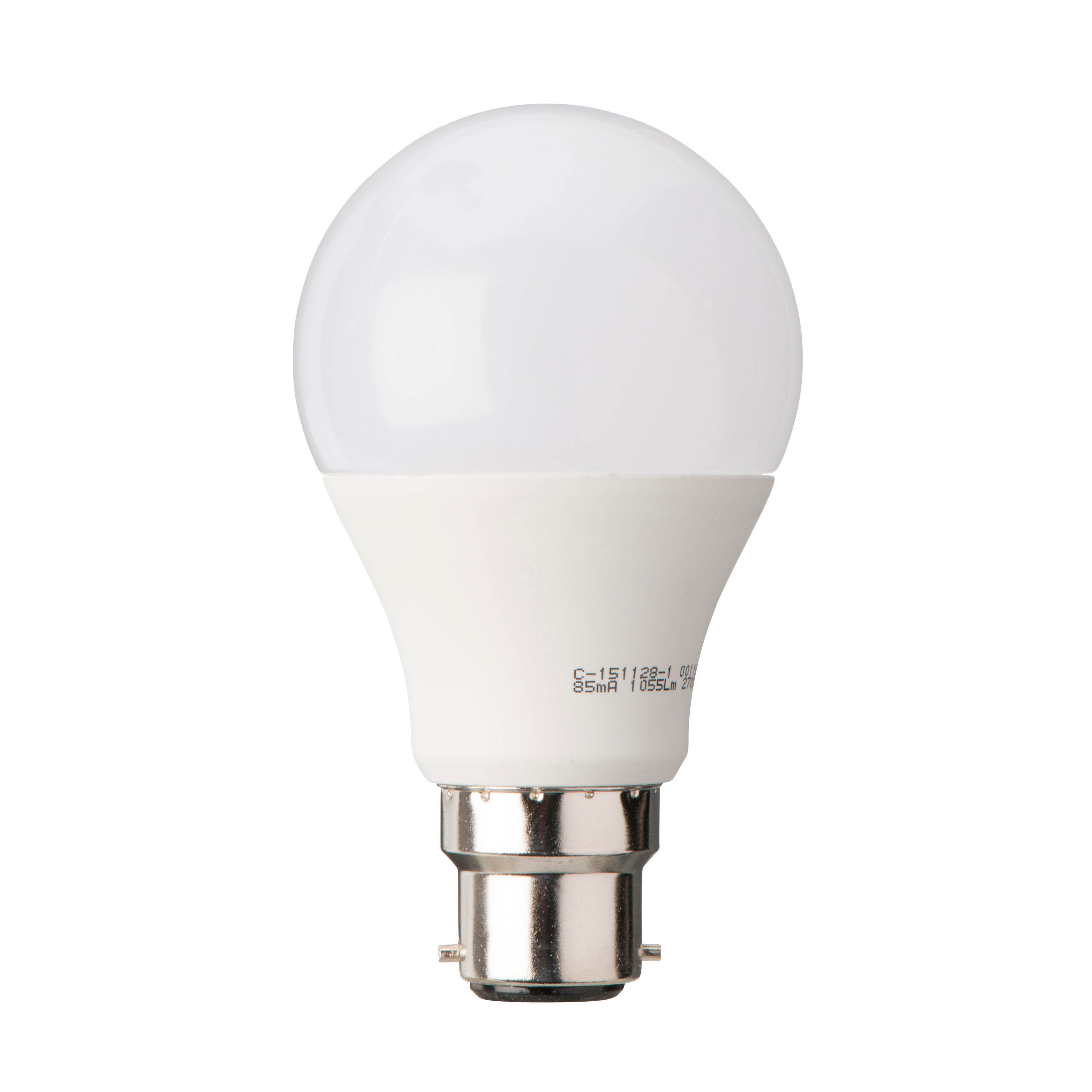 Diall B22 10.5W 1055lm Classic LED Light bulb