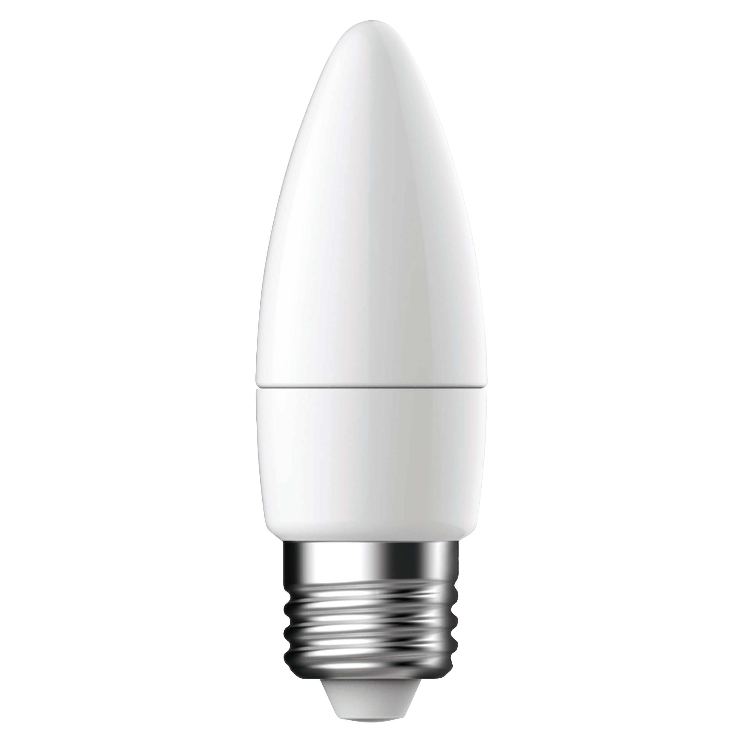 Diall E27 3.6W 250lm Candle LED Light bulb