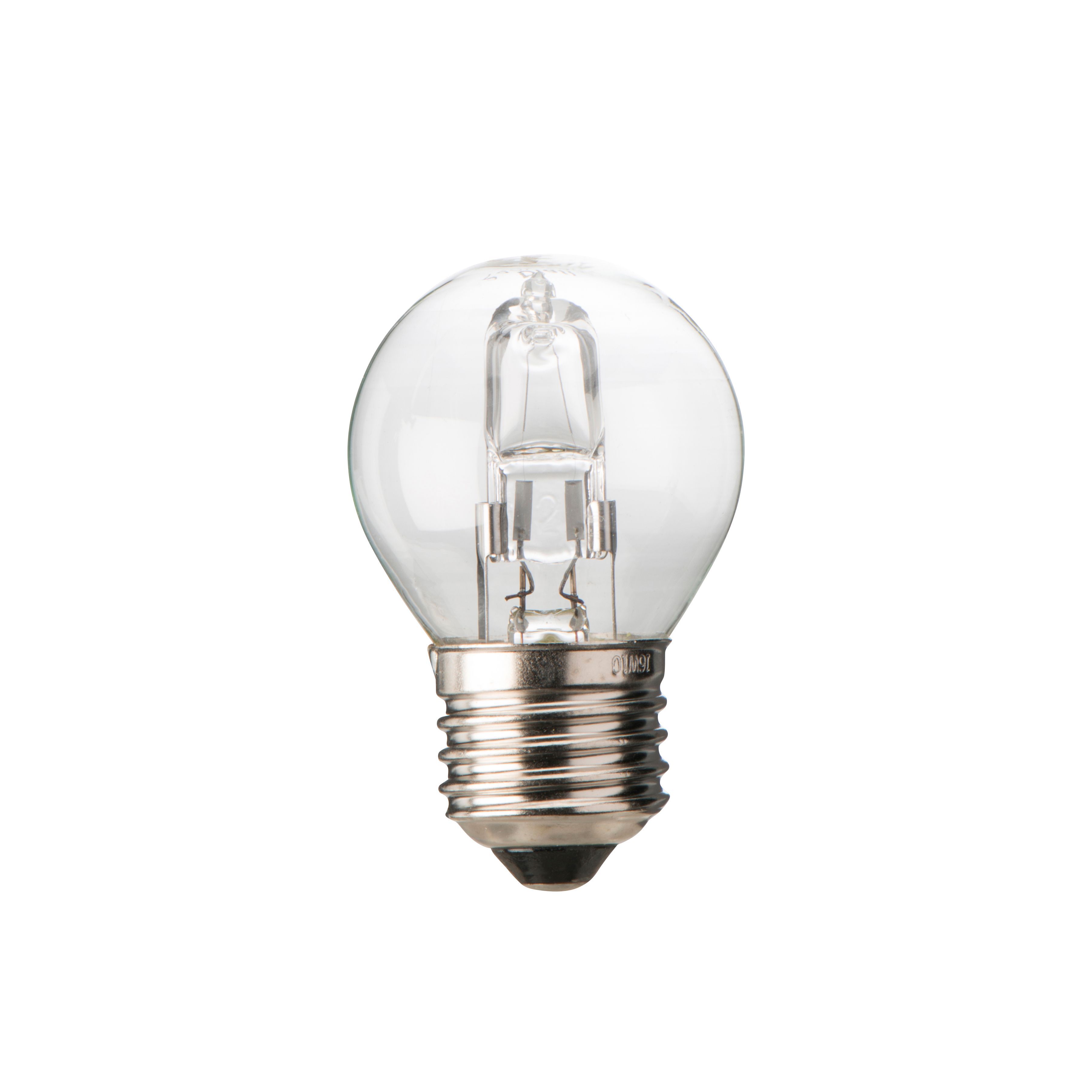Diall E27 19W Mini globe Halogen Dimmable Light bulb, Pack of 3