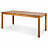 GoodHome Denia Brown Wooden 8 seater Extendable Table
