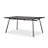 Blooma Adelaide Grey Metal 6 seater Table