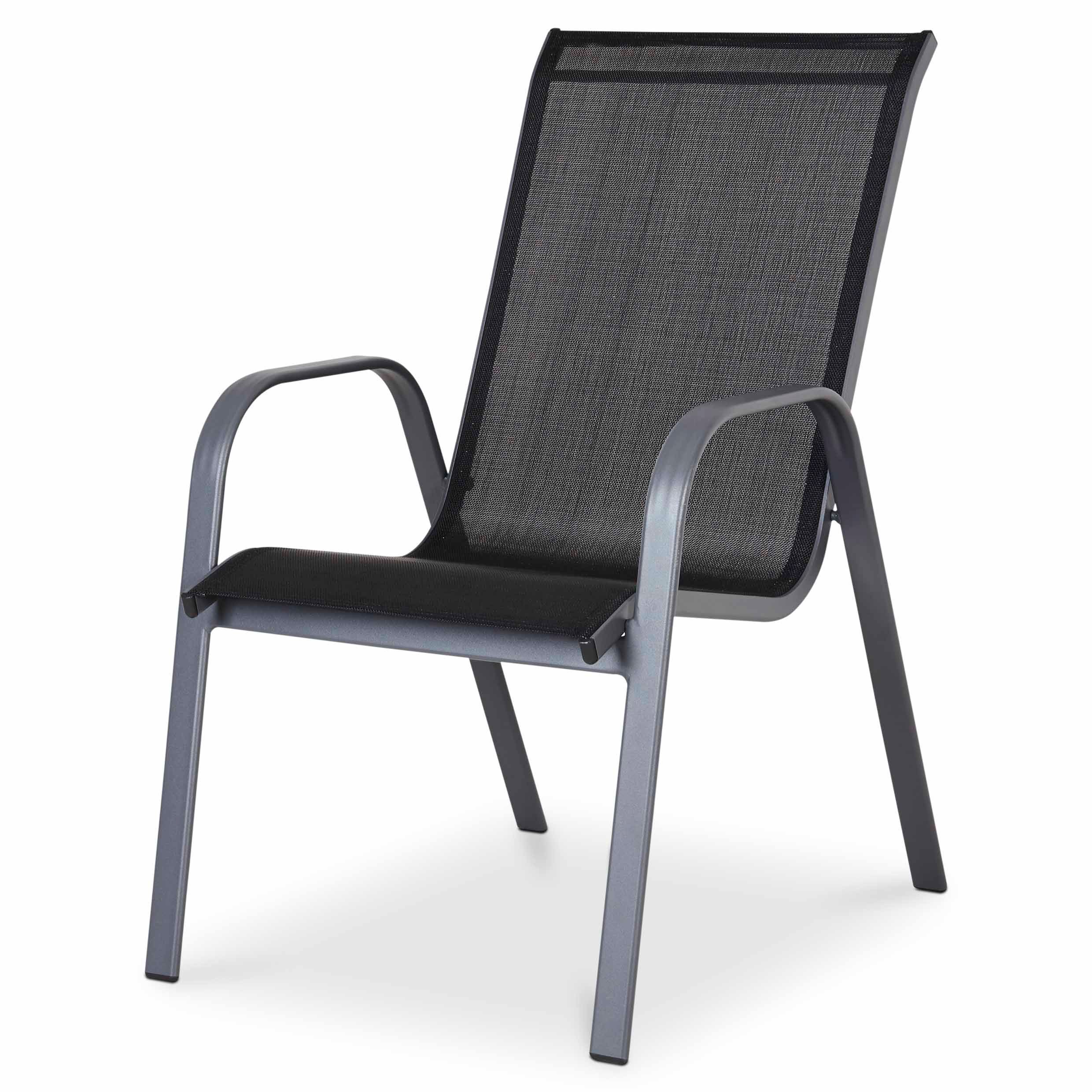 Janeiro Black Metal Armchair