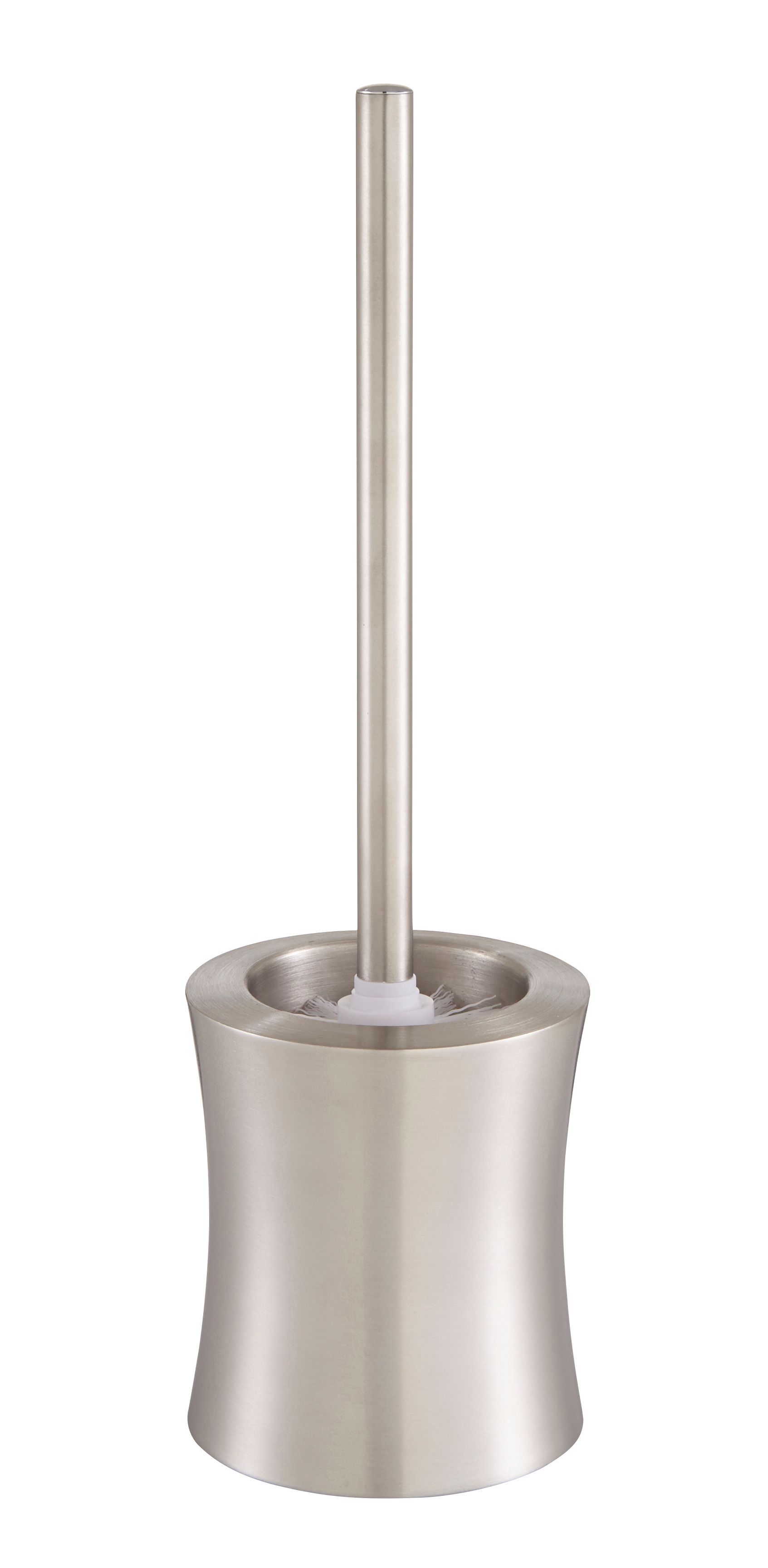 Cooke & Lewis Fulda Silver Brushed effect Toilet brush & holder