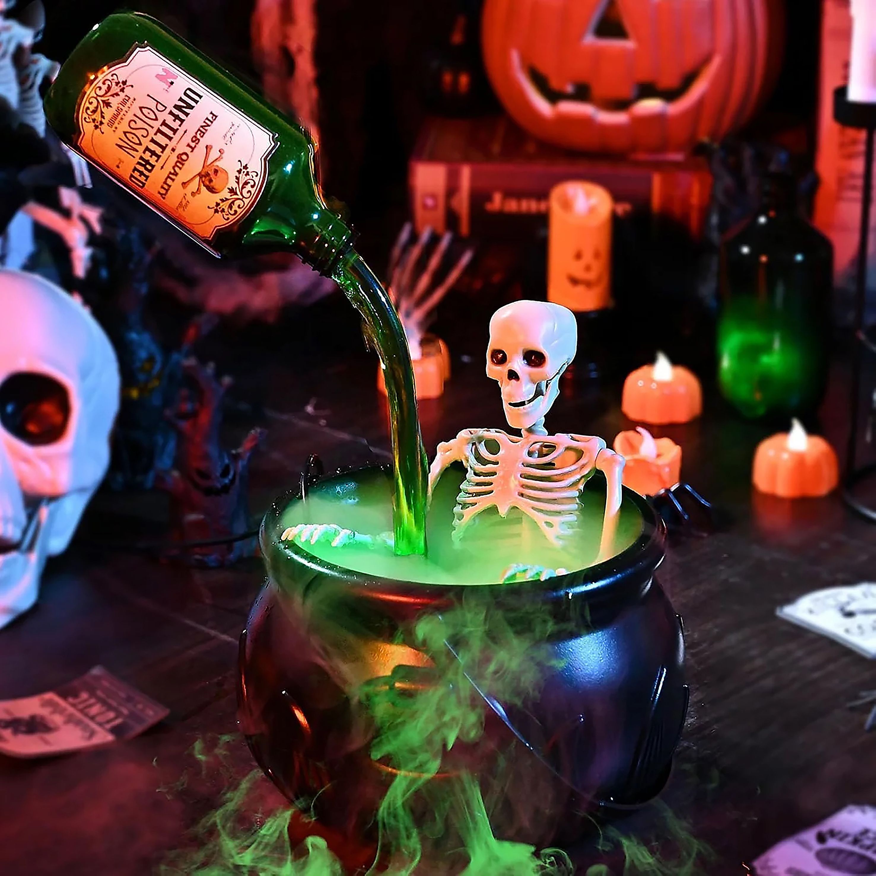 36cm Bubbling cauldron Decoration