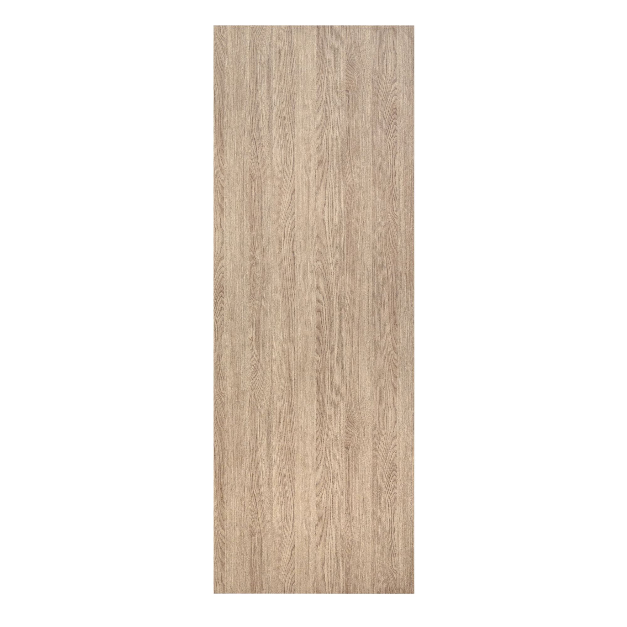 Exmoor Flush Oak veneer Sliding Door, (H)2040mm (W)830mm