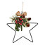 38cm Multicolour Berry & pine cone star Wreath