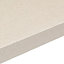 38mm Aura Gloss White Granite effect Laminate Square edge Kitchen Worktop, (L)3600mm