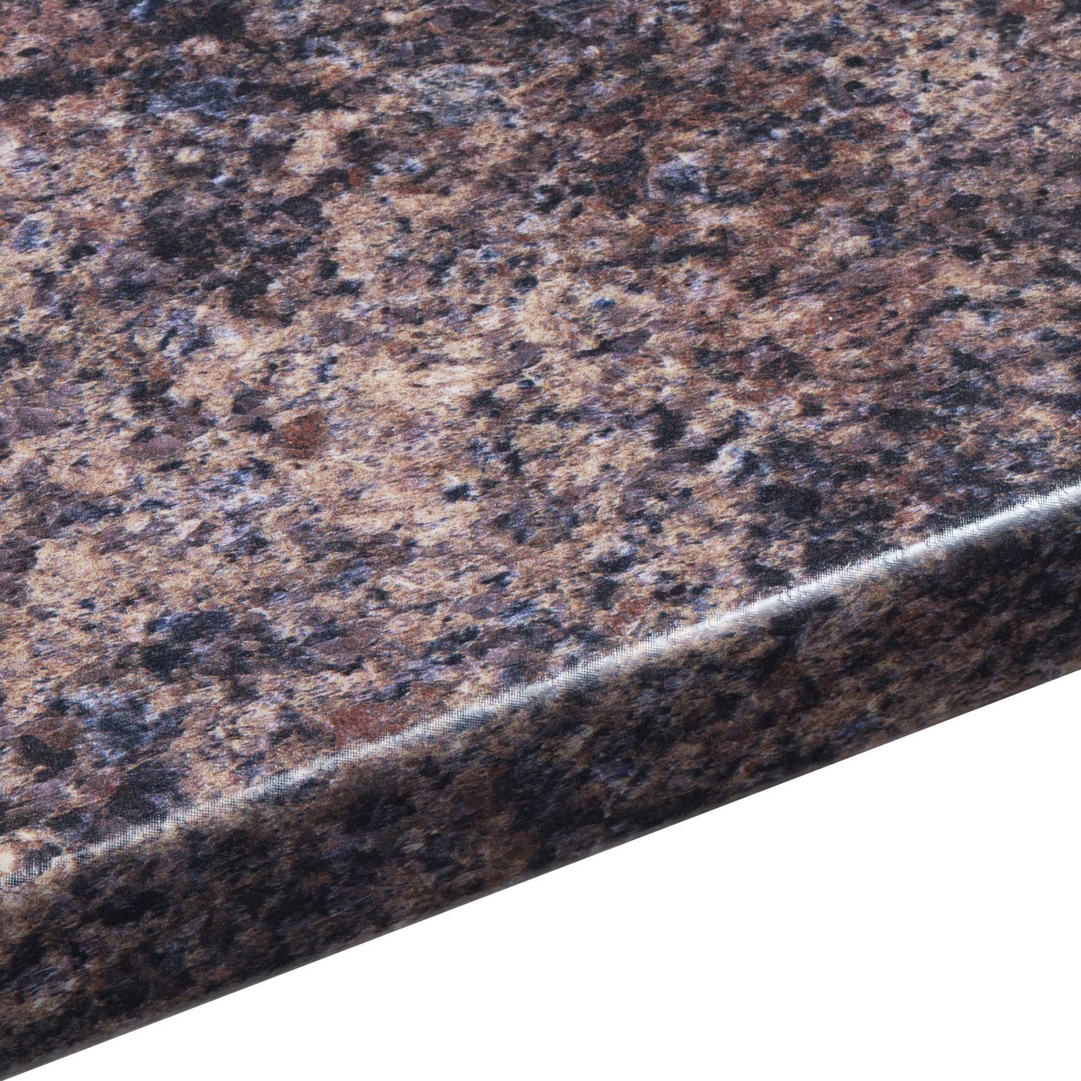 38mm Bella venito Gloss Brown Laminate Kitchen Breakfast bar Worktop (L)3000mm DIY at B&Q