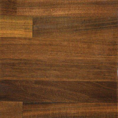 38mm Butcher's block Walnut effect Laminate Round edge Kitchen Worktop, (L)3000mm