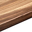 38mm Colorado oak Wood effect Laminate Round edge Kitchen Worktop, (L)2000mm