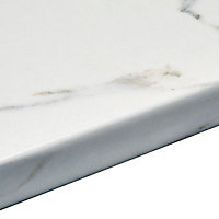38mm Marble Veneto Brown Granite effect Laminate Round edge Kitchen Worktop, (L)3000mm