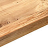 38mm Mississippi pine Wood effect Laminate Square edge Kitchen Worktop, (L)2000mm