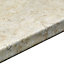 38mm Natural stone Brown Marble effect Laminate Round edge Kitchen Worktop, (L)3000mm