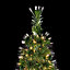 3ft Full Green Crystal tip Pre-lit Artificial Christmas tree