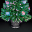 3ft Full Present Pre-lit Fibre optic christmas tree