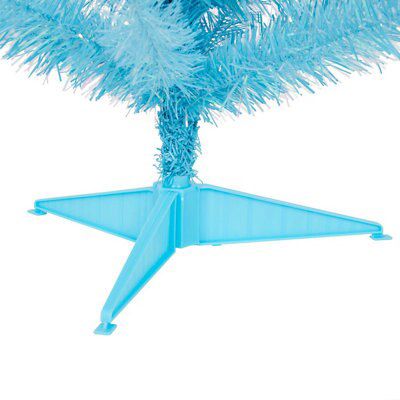 3ft Orelle Blue tinsel Blue Wrapped Full Artificial Christmas tree