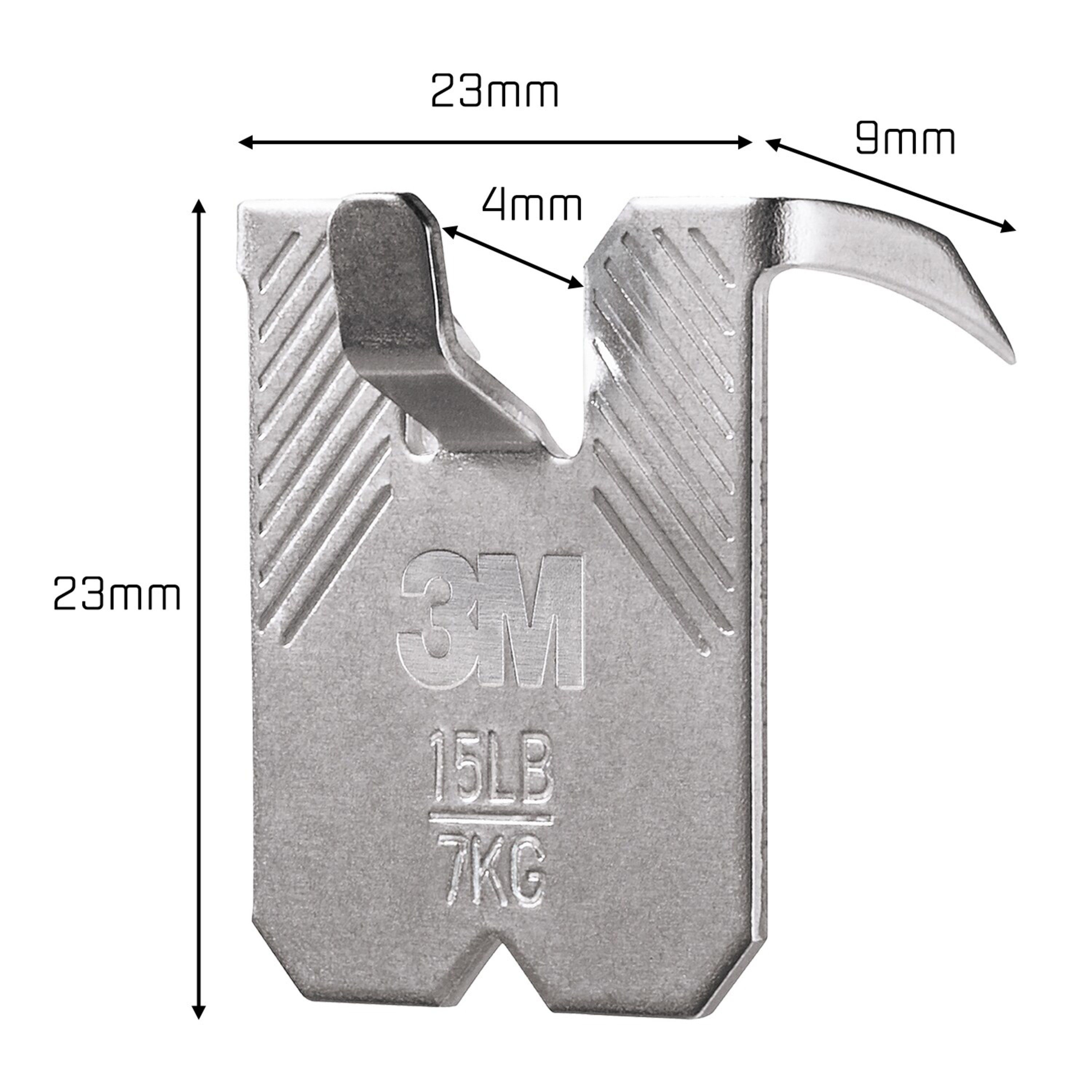3M Claw Drywall Picture hanger (H)23mm (W)23mm - 10