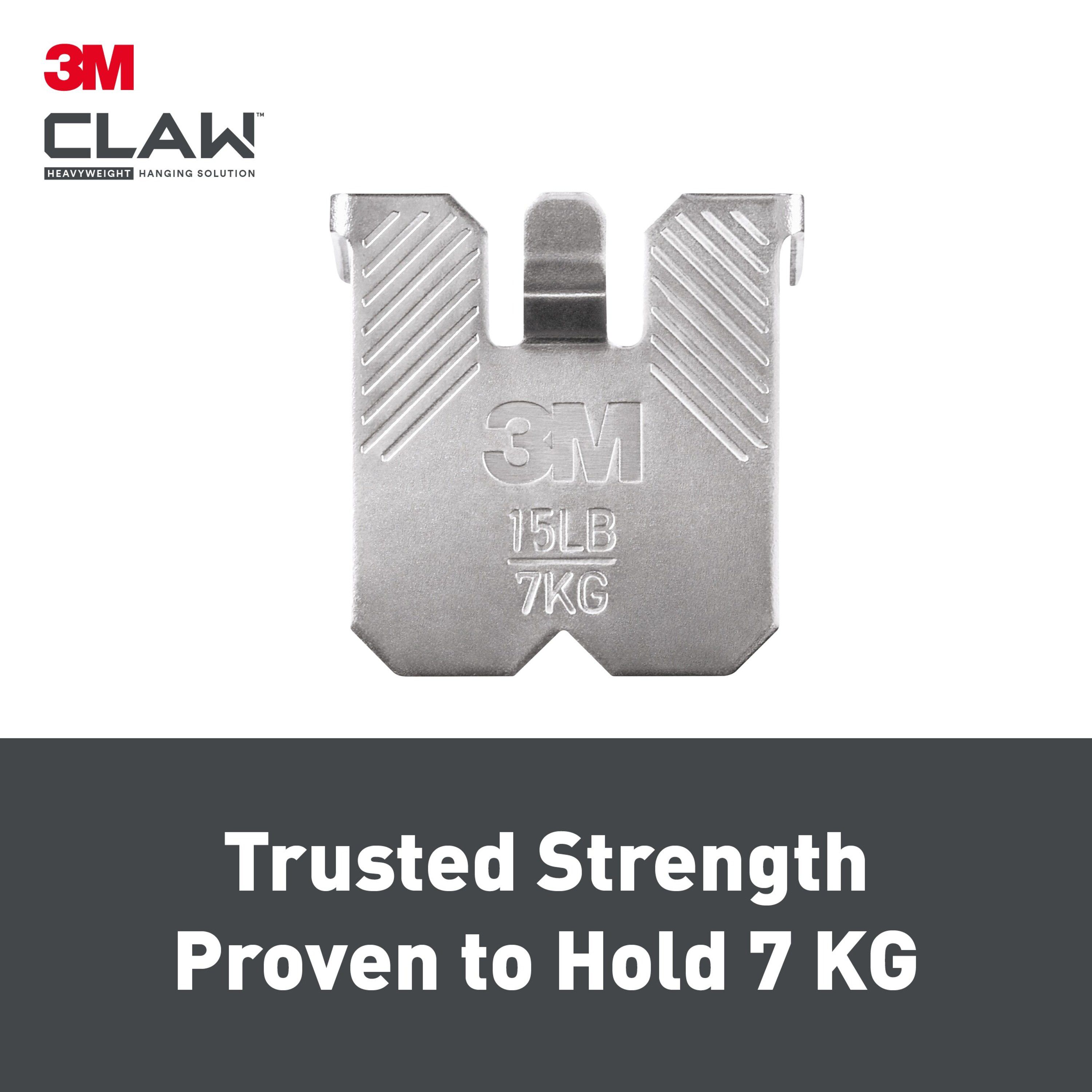 3M Claw Drywall Picture hanger (H)23mm (W)23mm - 7