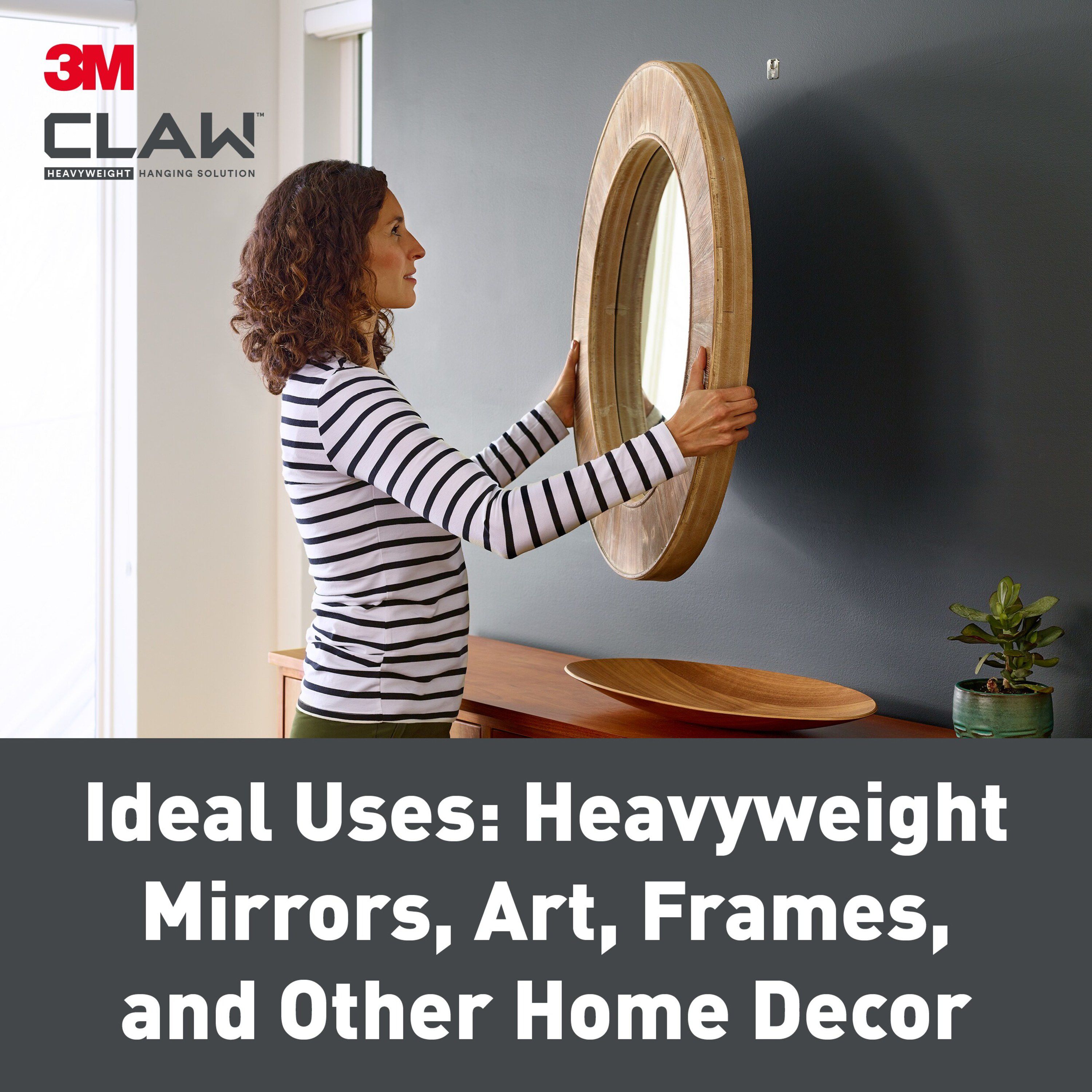 3M Claw Drywall Picture hanger (H)23mm (W)23mm - 8