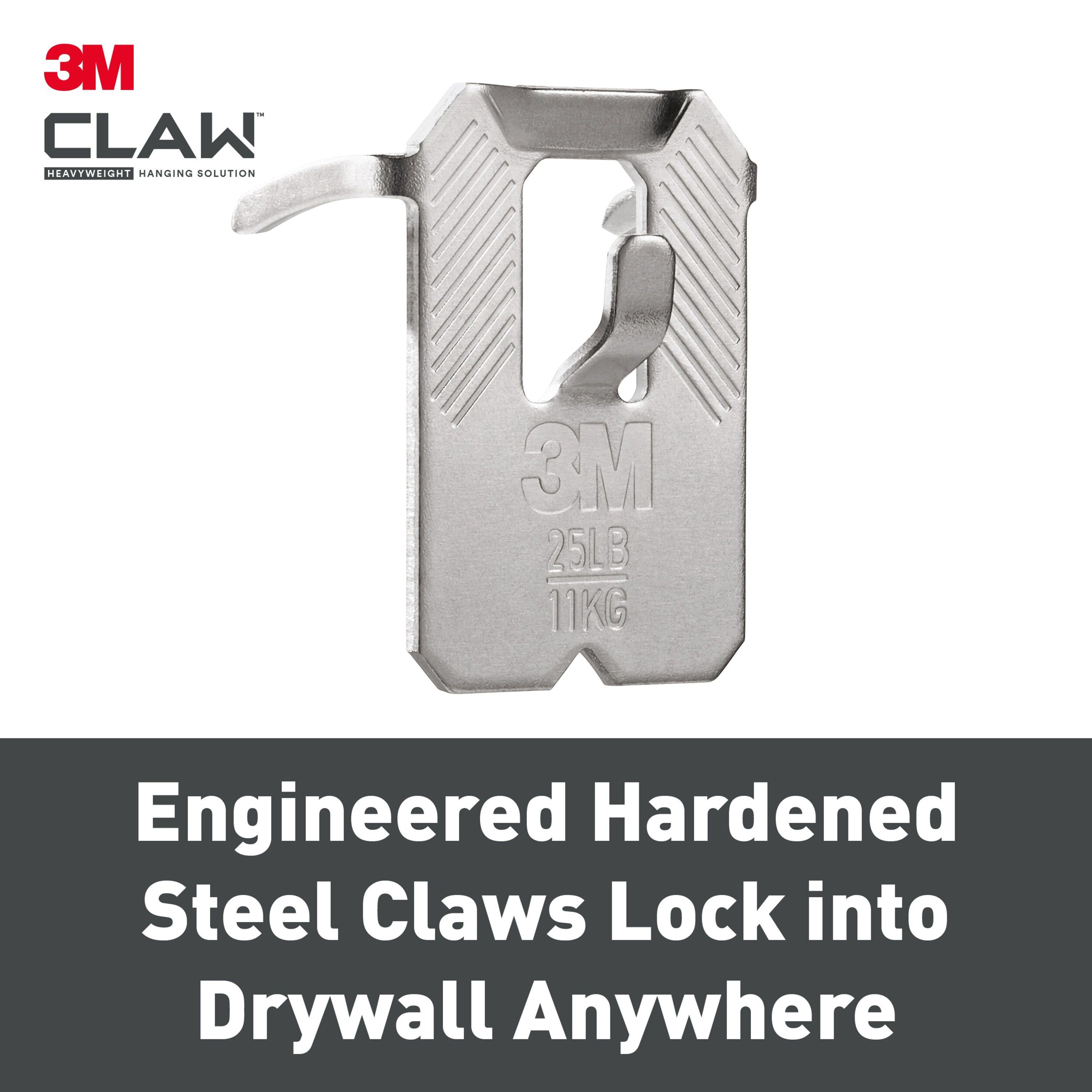3M Claw Drywall Picture hanger (H)31.5mm (W)27mm - 5