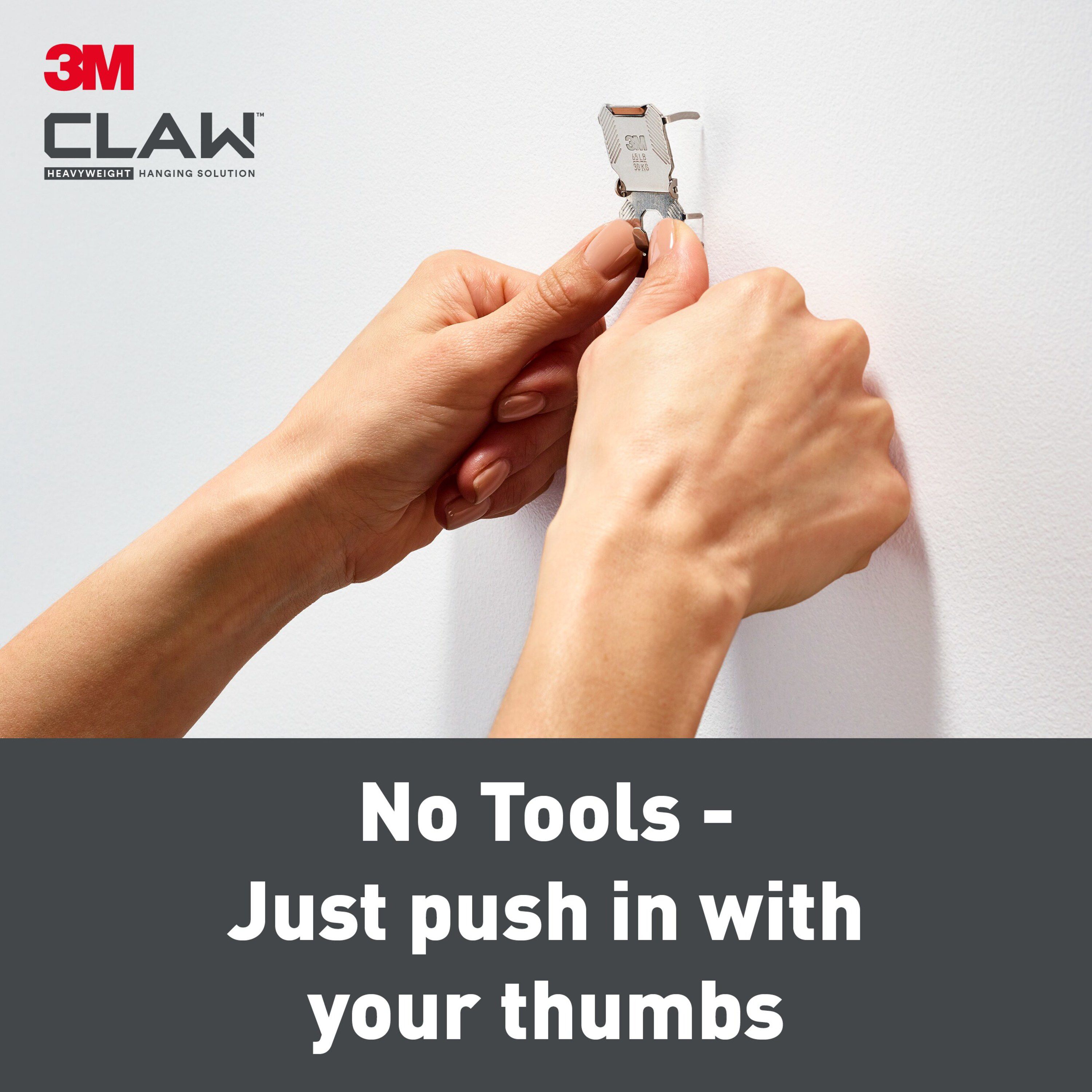 3M Claw Drywall Picture hanger (H)51mm (W)31mm - 6