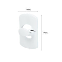 3M Command Decorating White Adhesive clip, Pack of 20