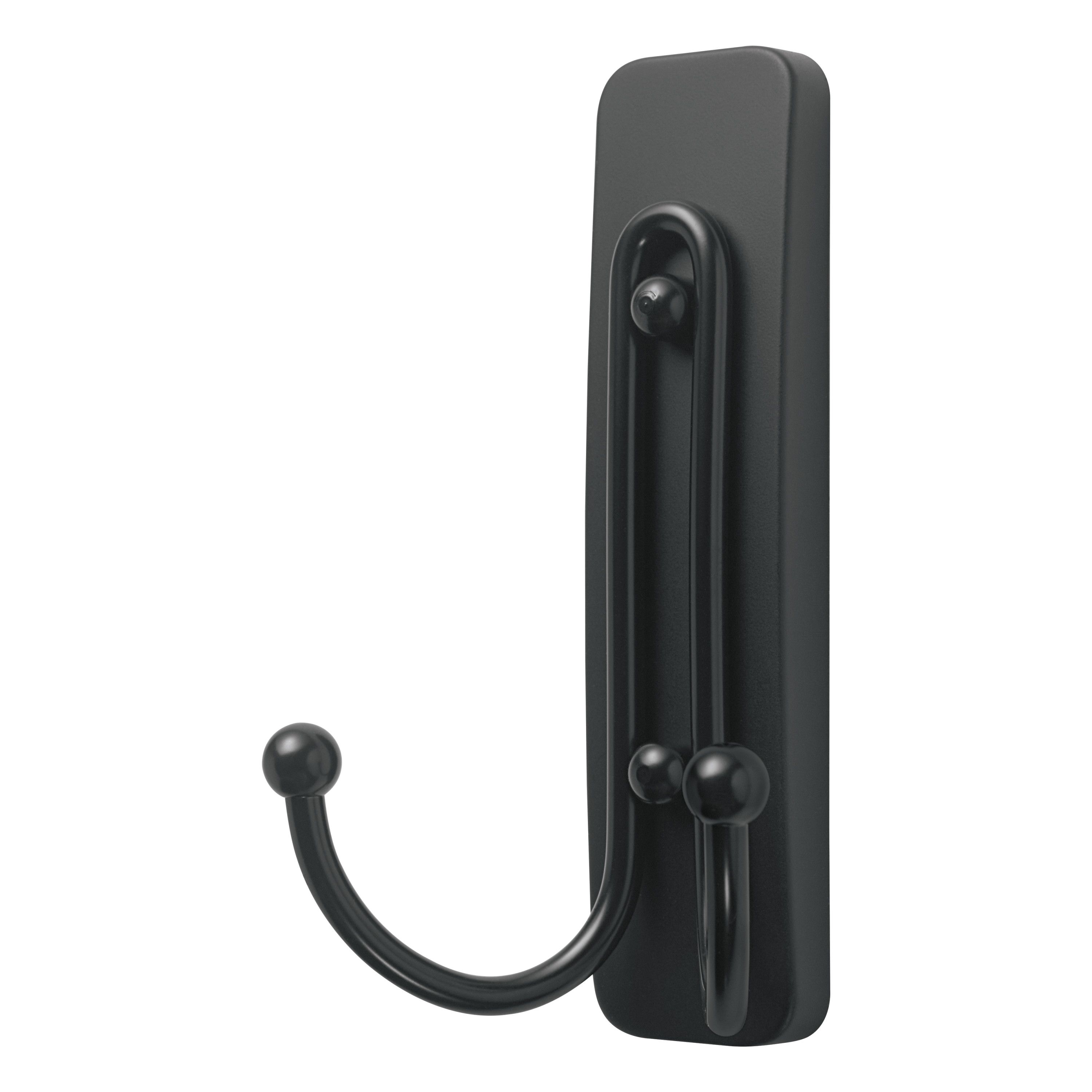 3M Command Decorative Large Black General-purpose Double Adhesive hook (Holds)1.8kg - 3