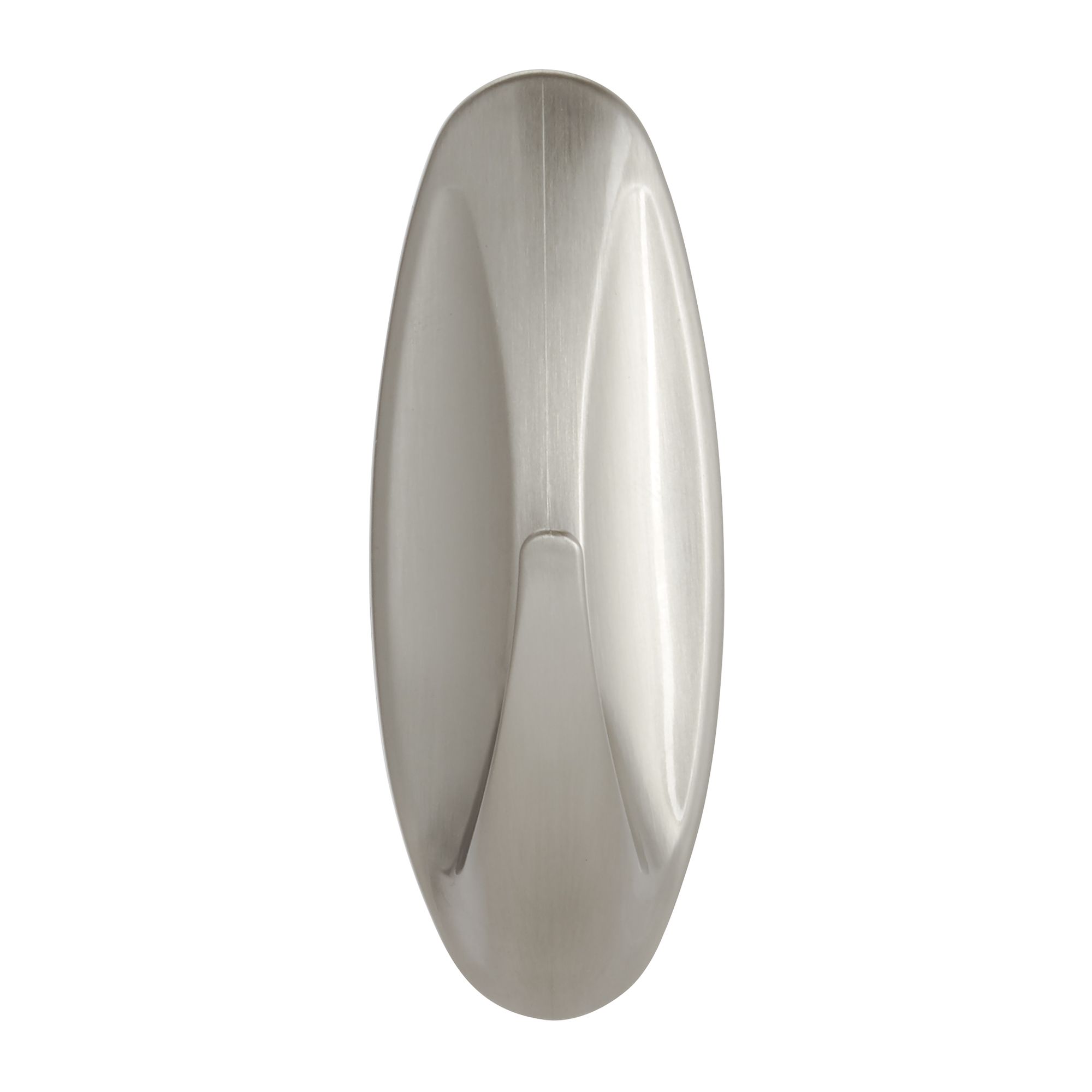 3M Command Designer Brushed Medium Coat & hat Hook (Holds)1.3kg