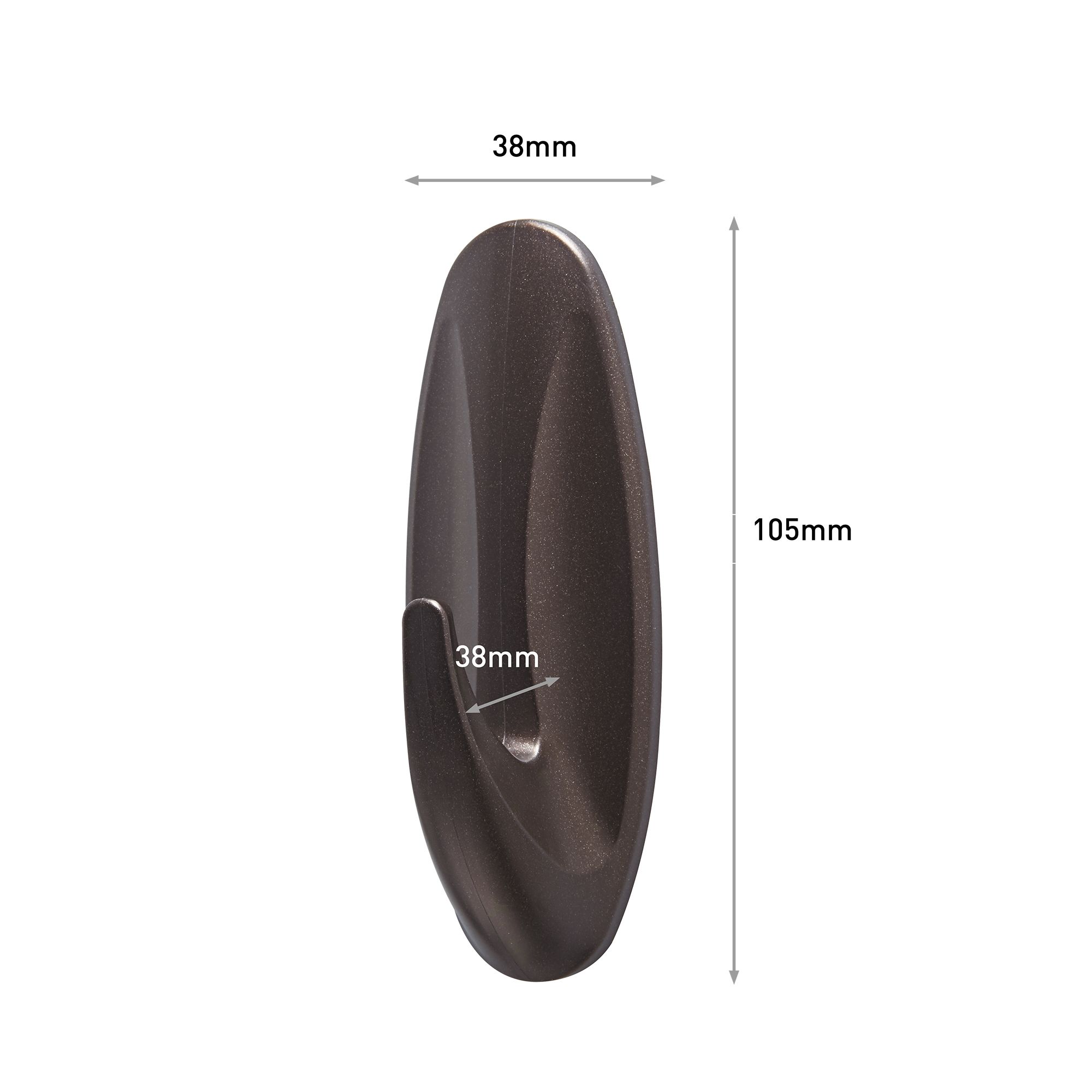 3M Command Designer Outdoor Large Bronze Hook (Holds)2.2kg - 7