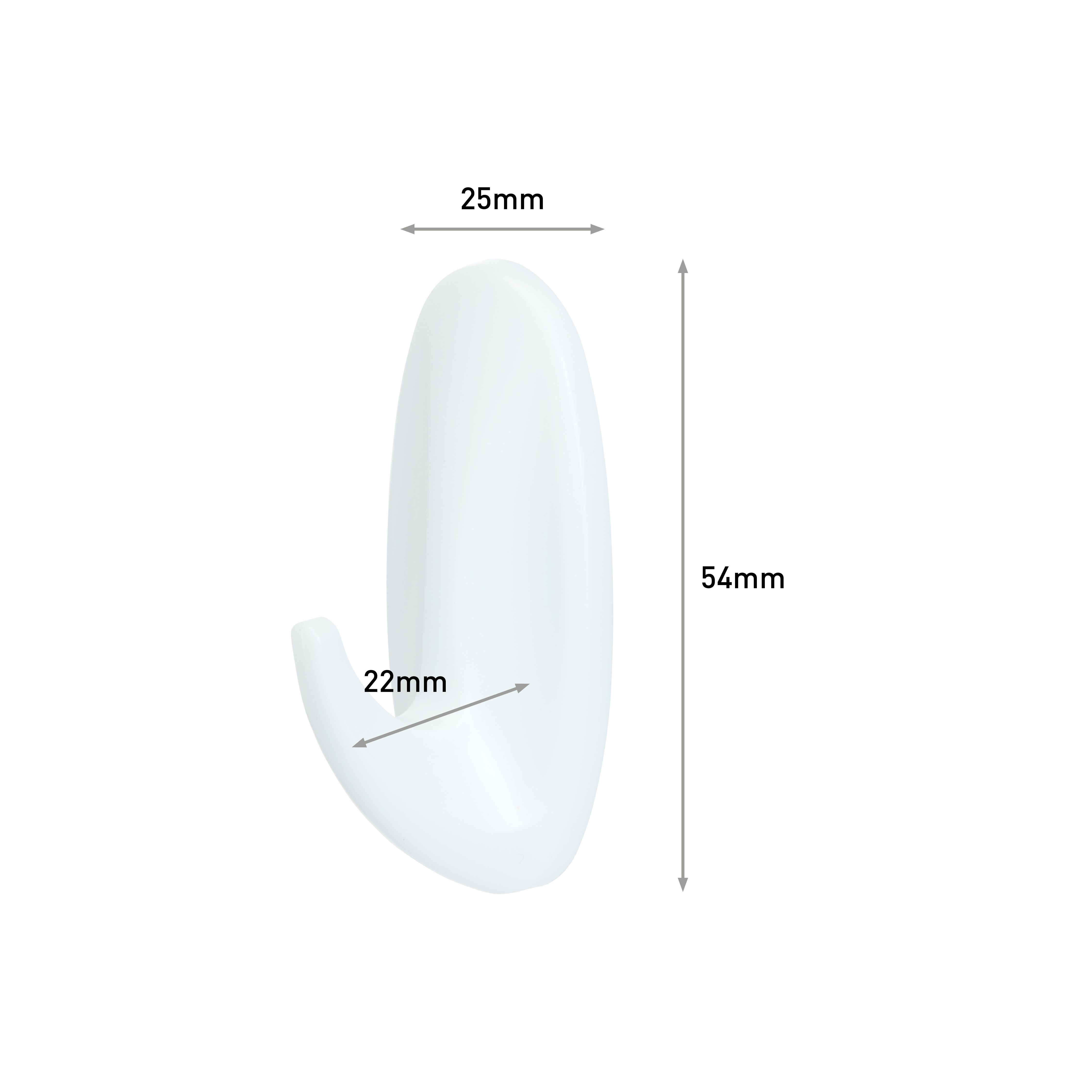 3M Command Designer Small White Hook (Holds)0.45kg - 7