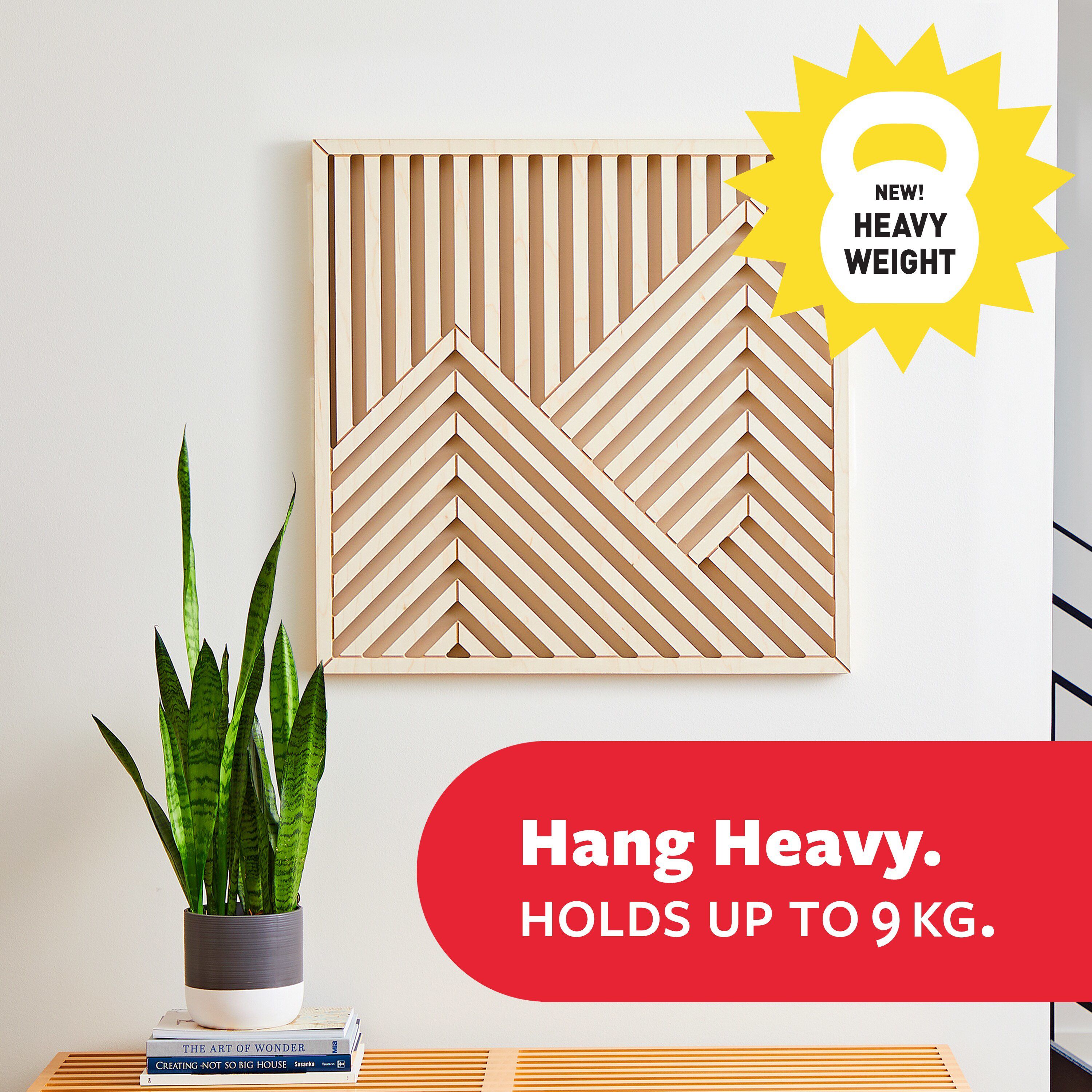 3M Command Extra large White Picture hanging Adhesive strip (Holds)9kg, 4 Pairs
