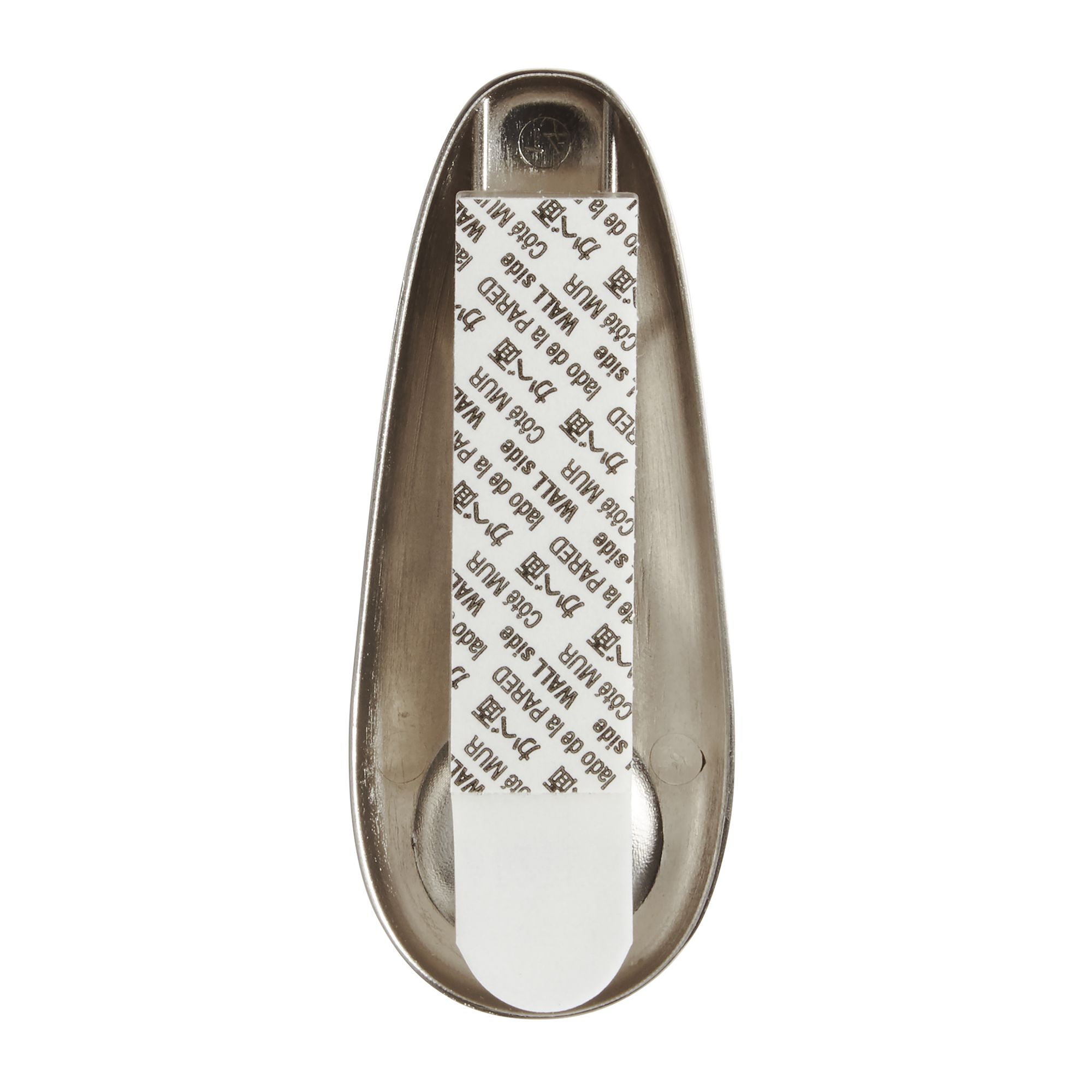3M Command Forever classic Nickel effect Metal Medium Hook (H)83mm (W)96mm - 5