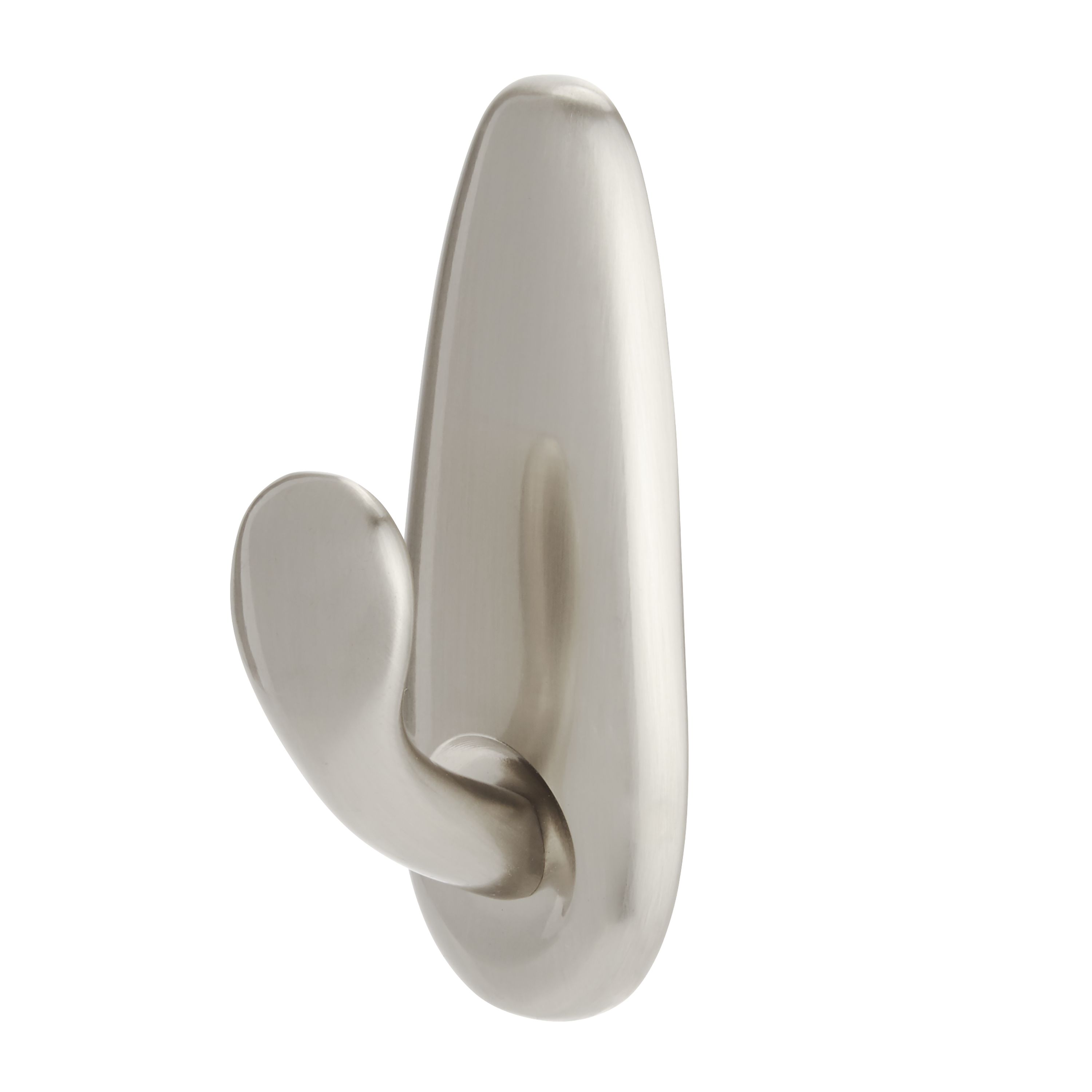 3M Command Forever classic Nickel effect Metal Medium Hook (H)83mm (W)96mm - 6