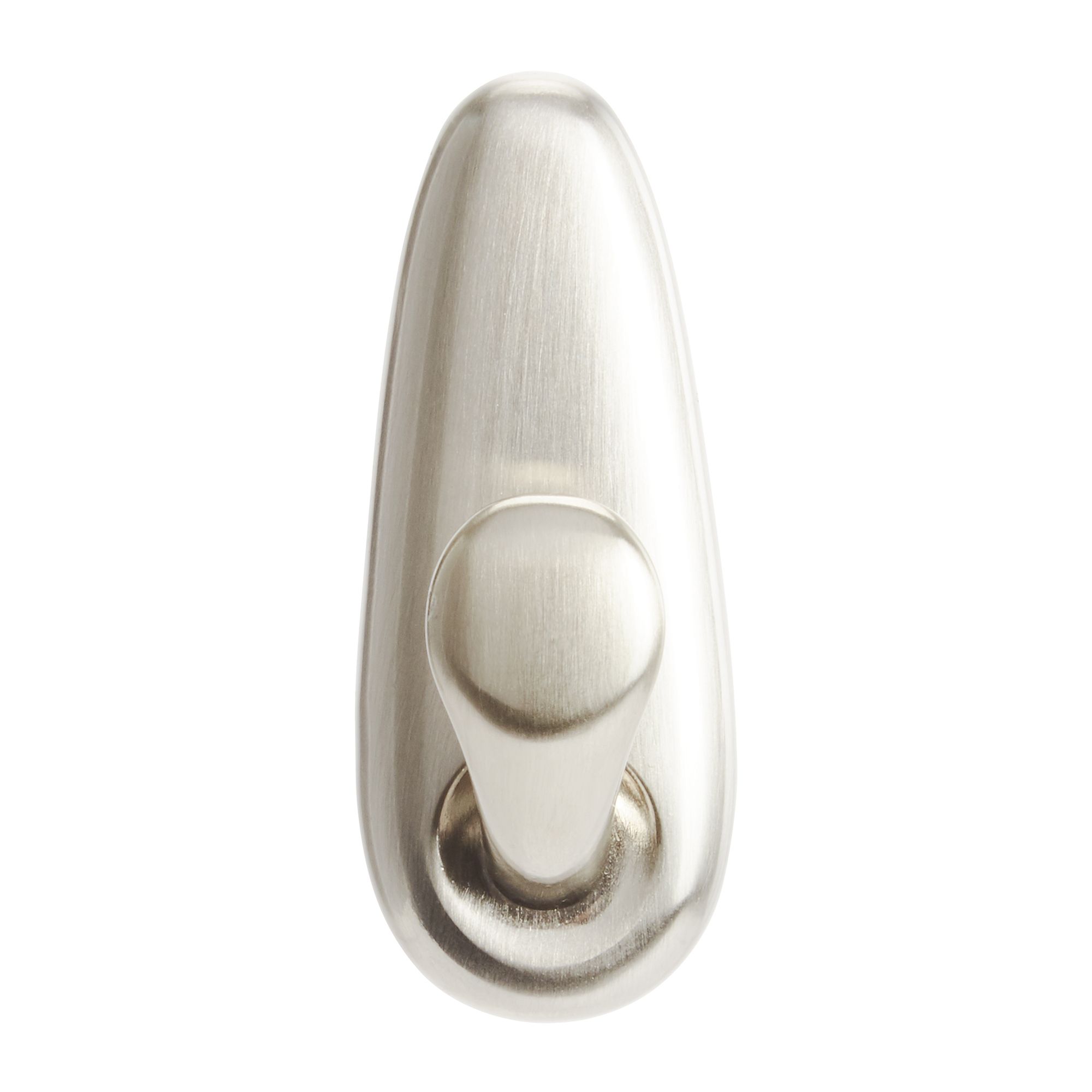 3M Command Forever classic Nickel effect Metal Small Hook (H)65mm (W)96mm