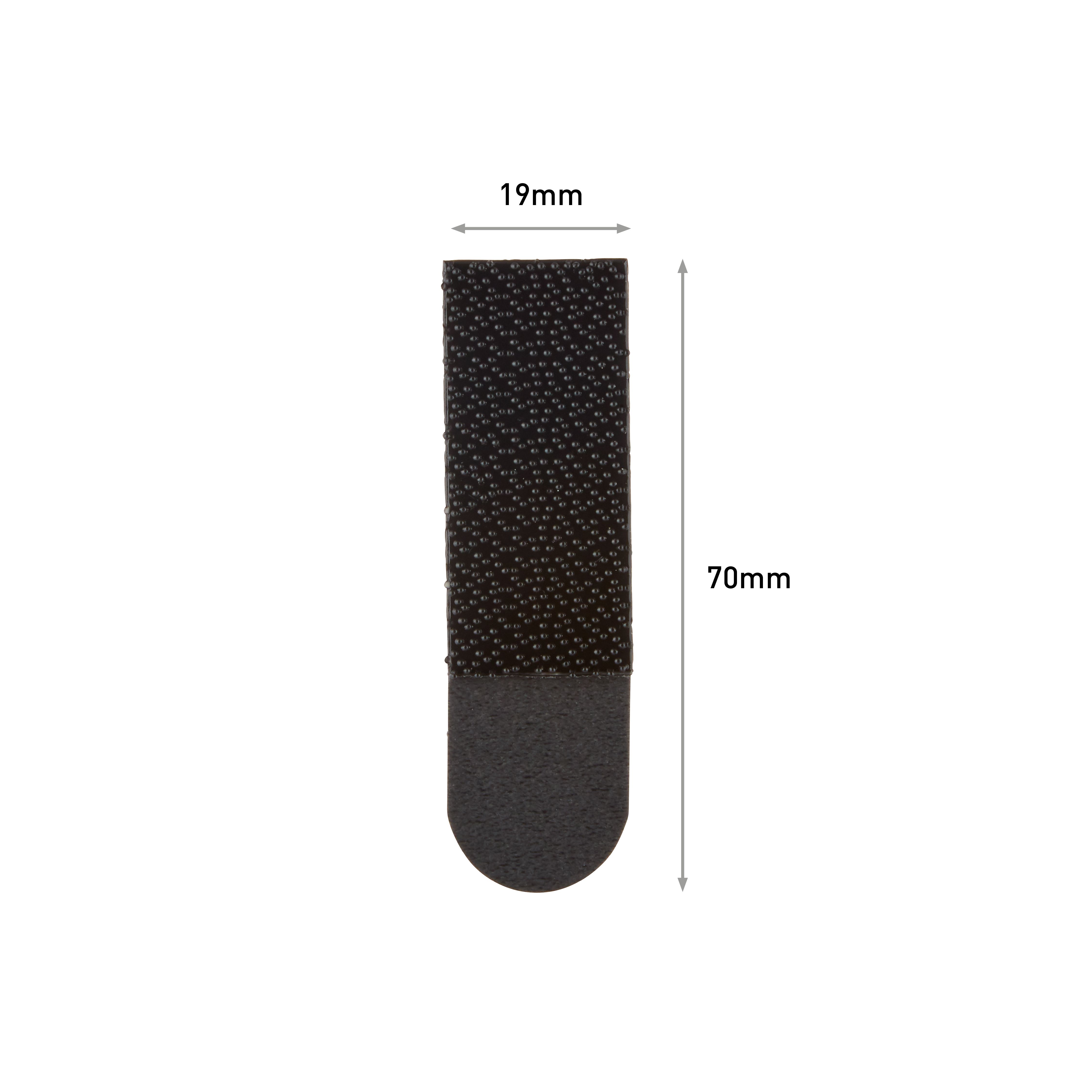 3M Command Medium Black Picture hanging Adhesive strip (Holds)5.4kg - 7