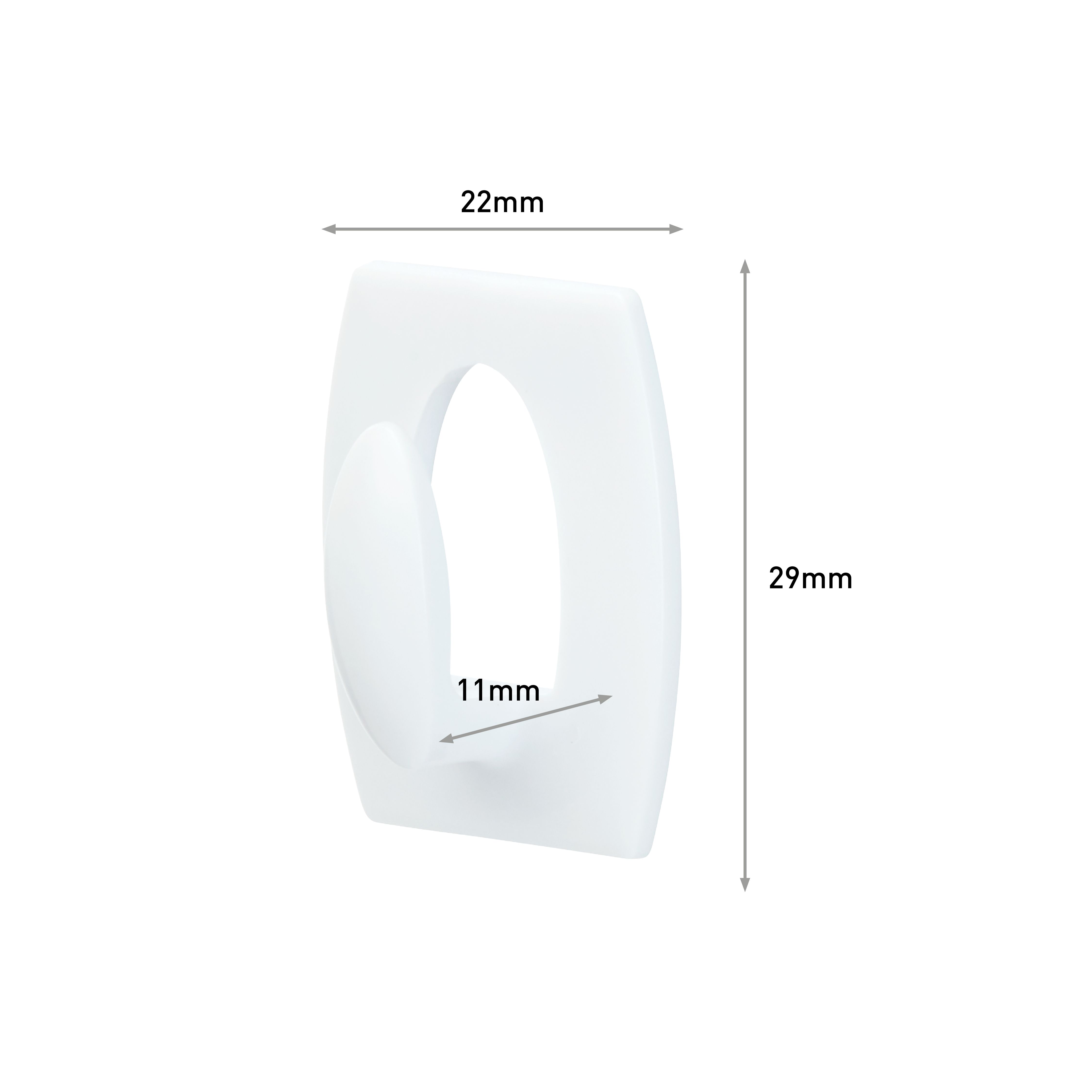 3M Command Mini White Hook (Holds)225g, Pack of 6