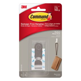 3M Command Modern Medium Hook (Holds)900g