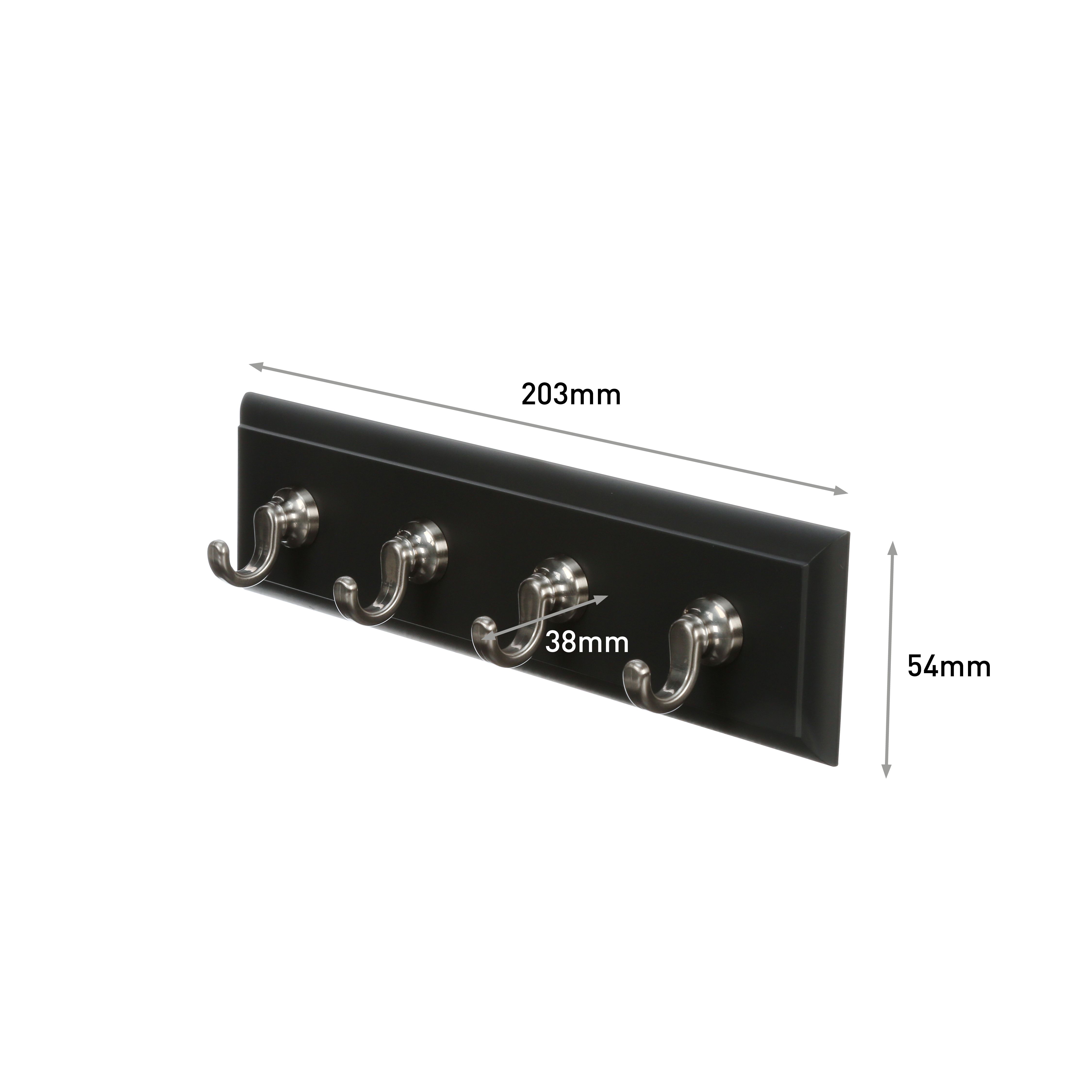 3M Command Modern Medium Slate Key rail (Holds)900g - 6