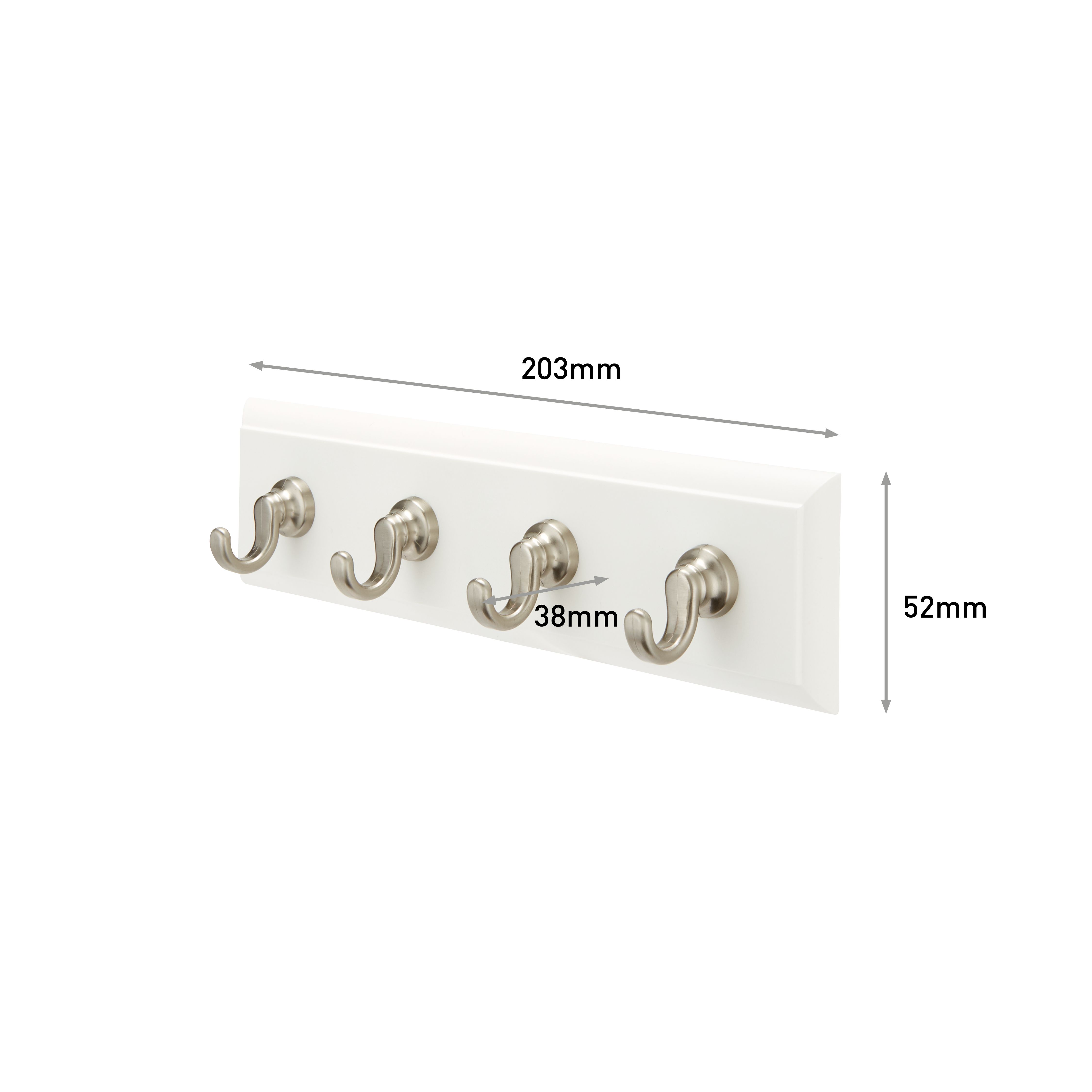 3M Command Quartz Medium Single Key rail (Holds)0.9kg - 6