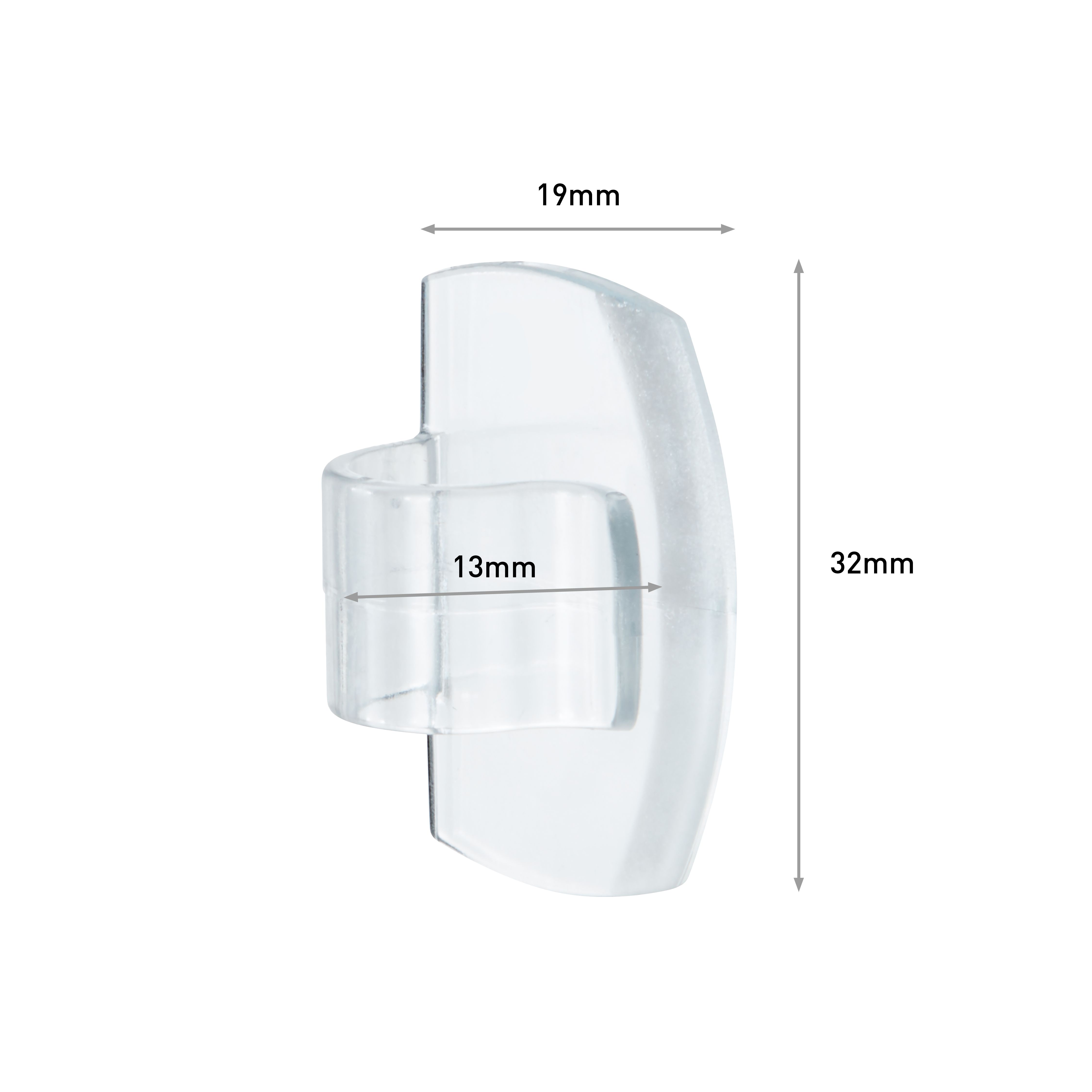 3M Command Small Clear Outdoor lights Clip - 6
