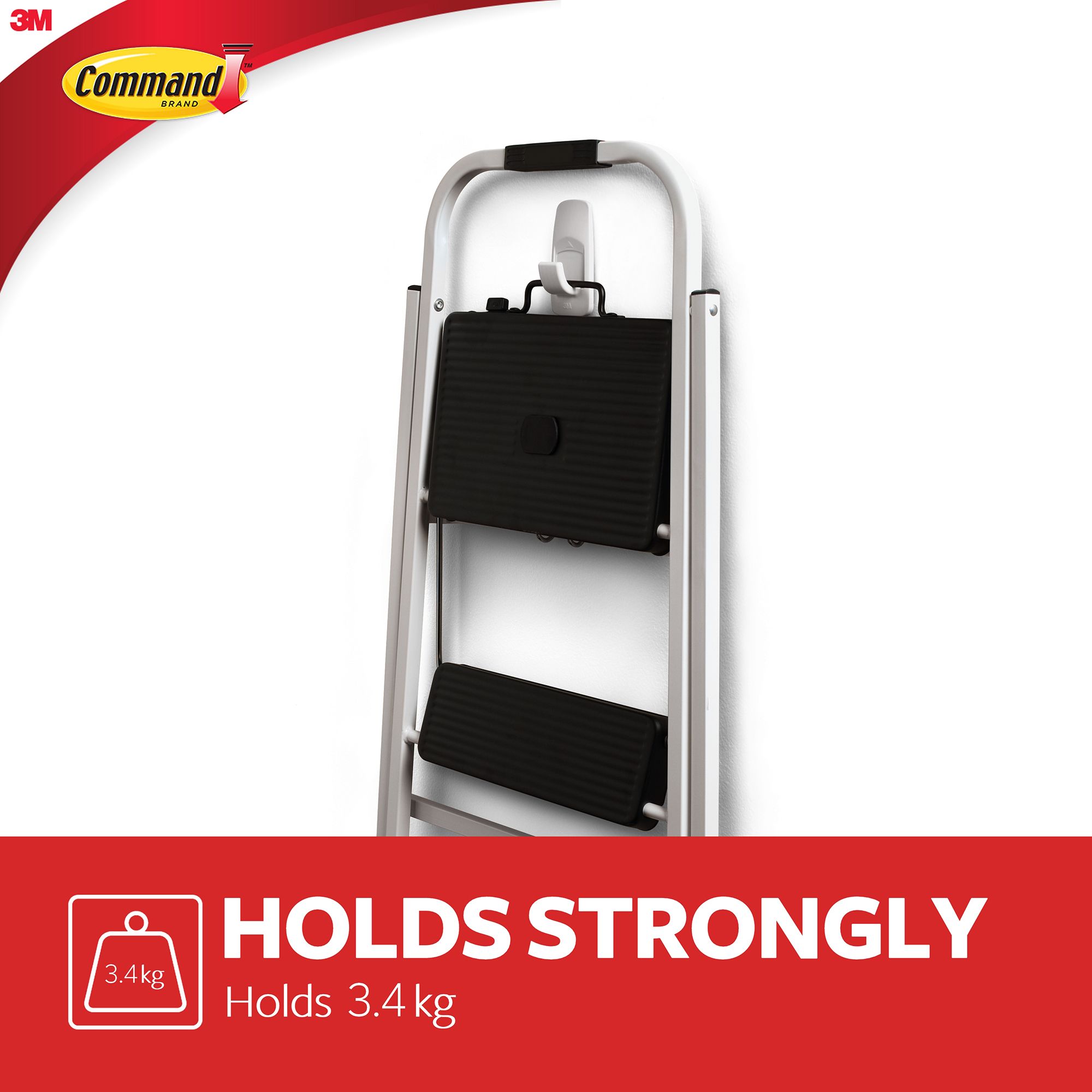3M Command White Hook (Holds)3kg - 10