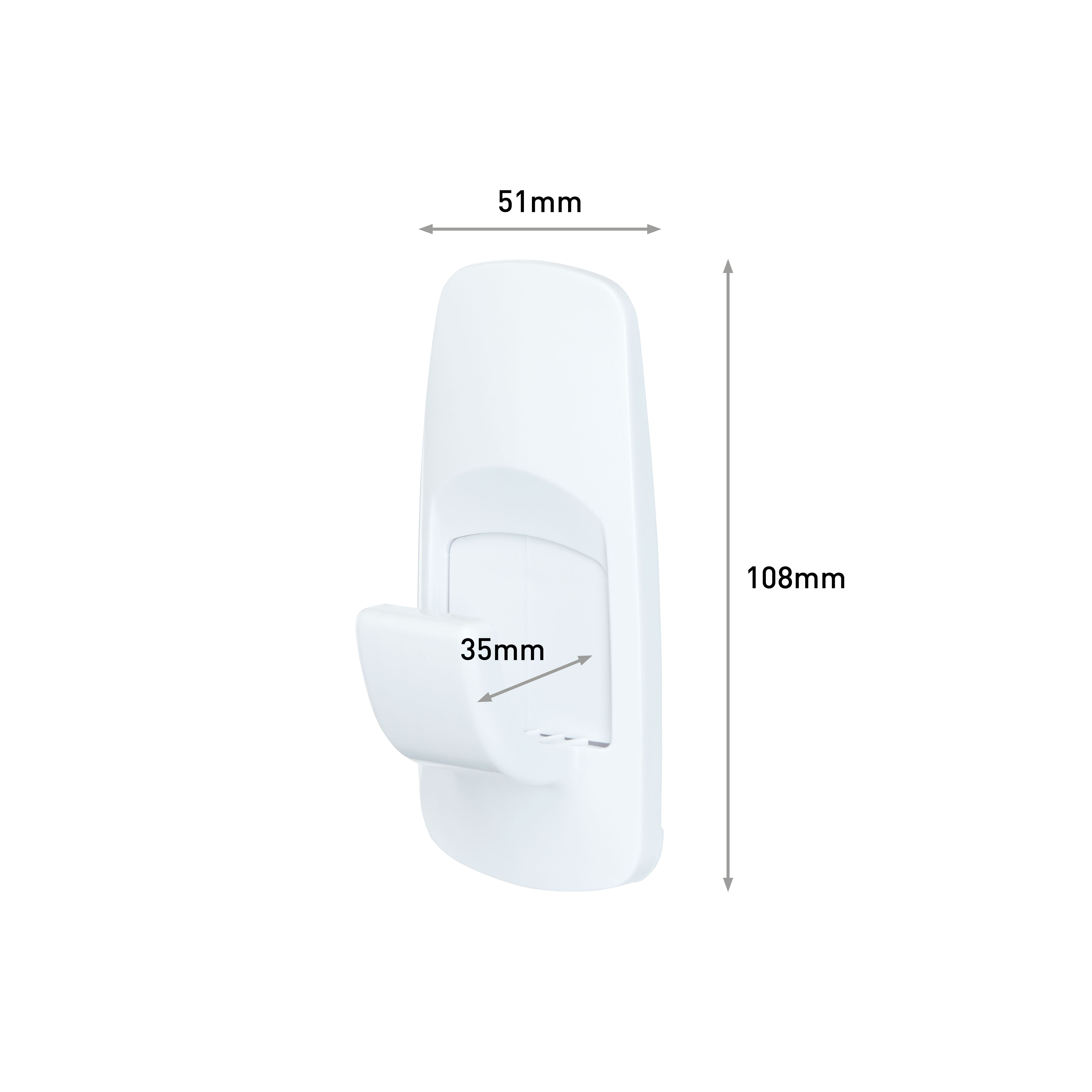 3M Command White Hook (Holds)3kg - 7