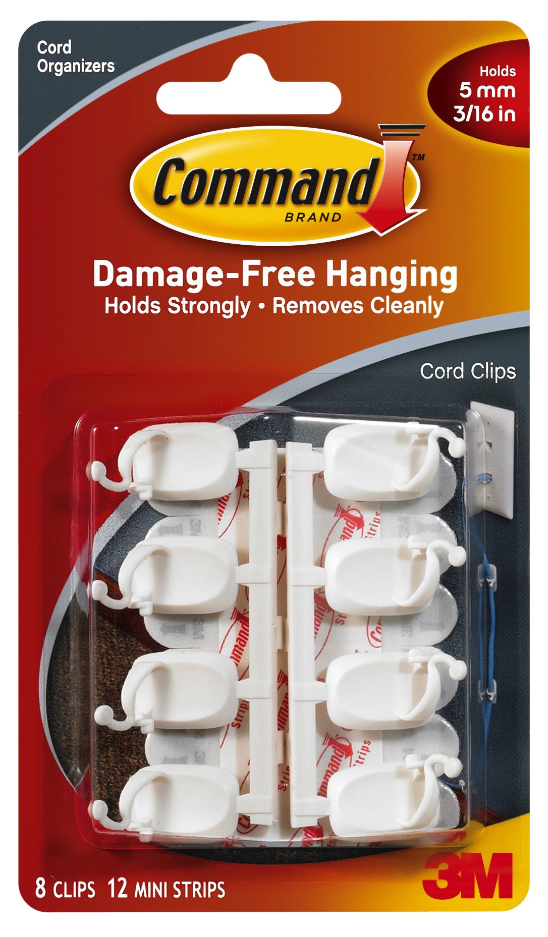 command adhesive cord clips