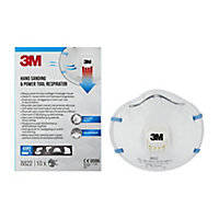 3M FFP2 Valved Disposable dust mask 8822, Pack of 3