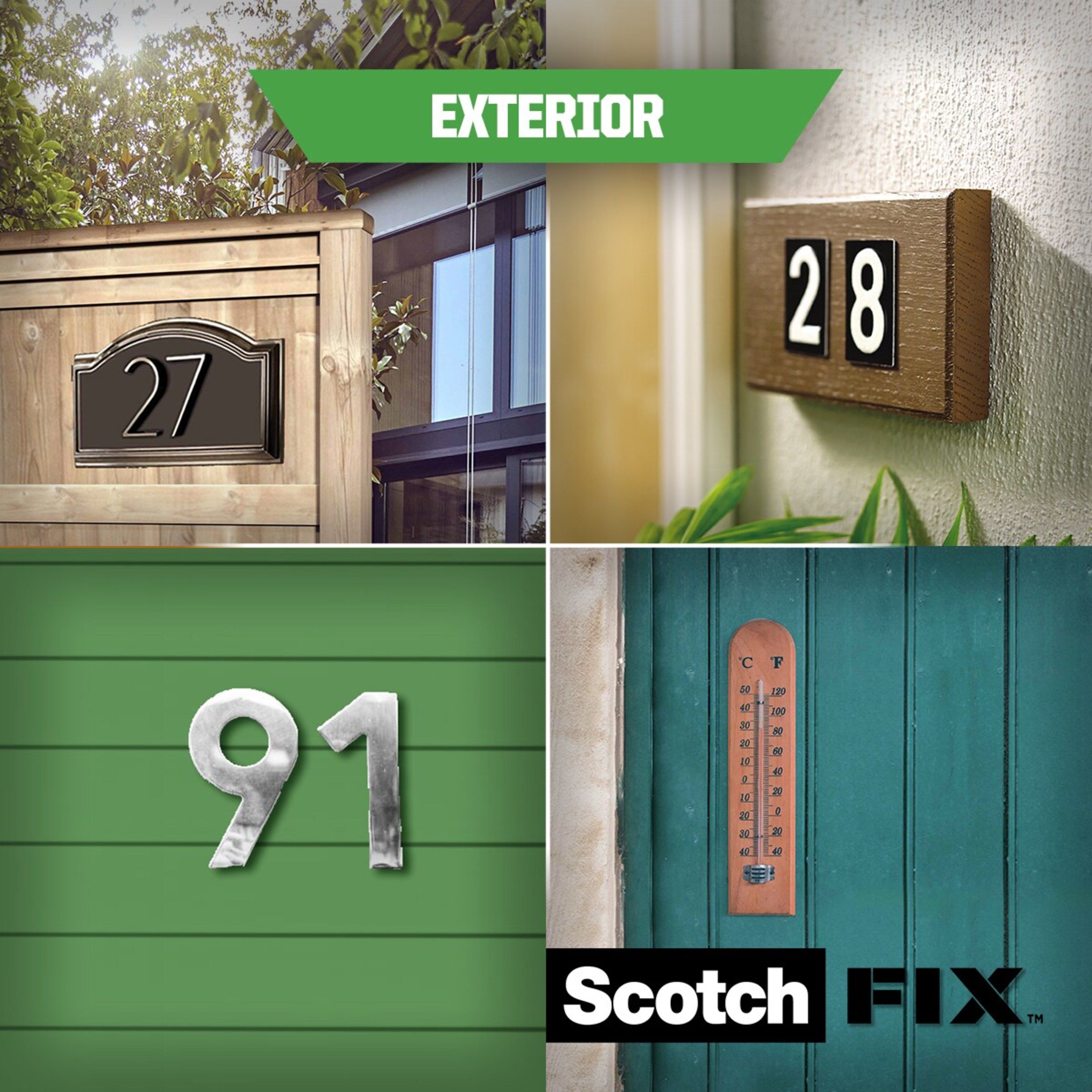3M Scotch-Fix Exterior Red Mounting Tape (L)1.5m (W)19mm - 7